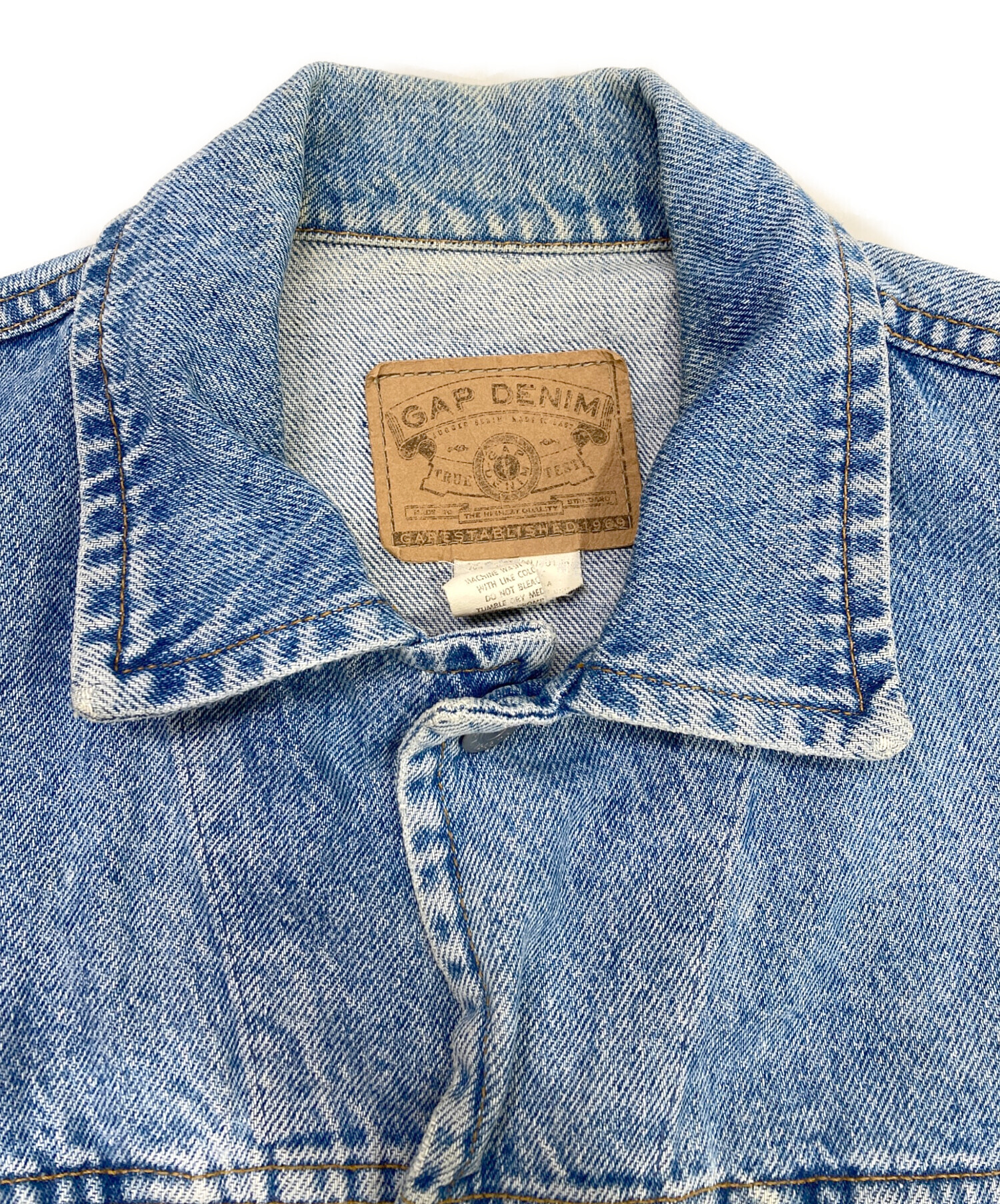 中古・古着通販】GAP (ギャップ) デニムジャケット インディゴ サイズ 
