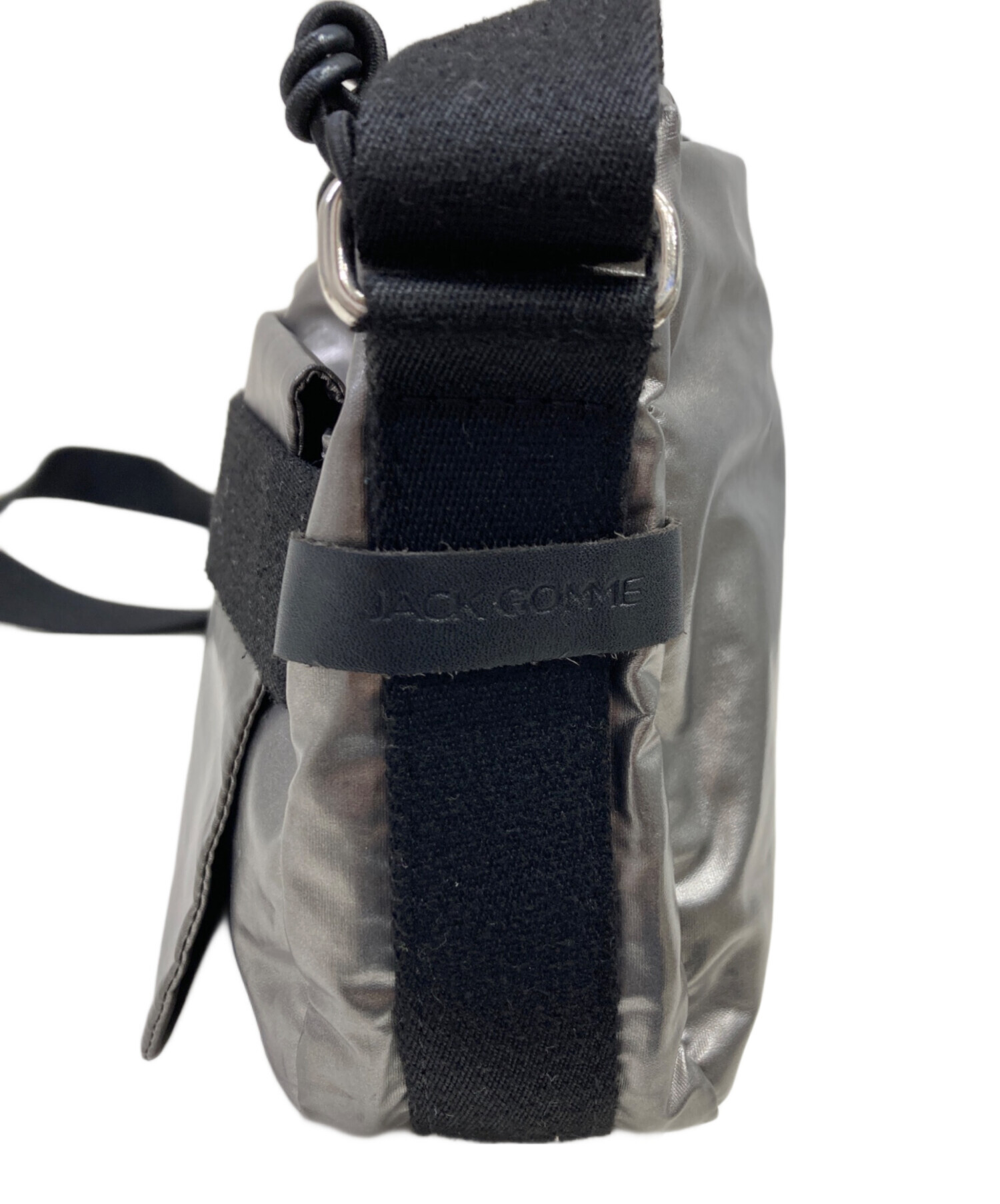 未使用 jack gomme ジャックゴム ショルダーバッグ シルバー 中古・古着通販】jack gomme (ジャックゴム) ショルダーバッグ