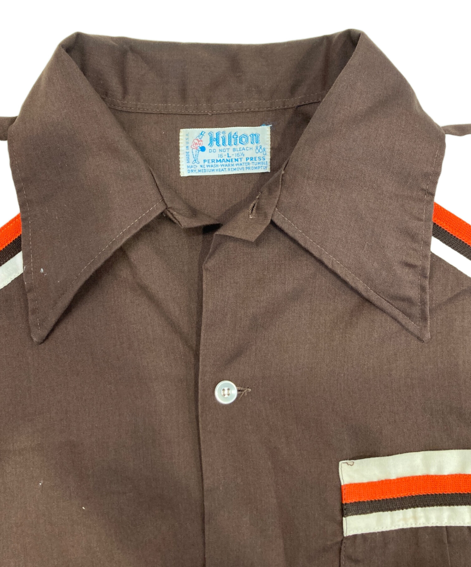 Hilton ボーリングシャツ 16-L-16½ HILTON/ヒルトン CRUISER
