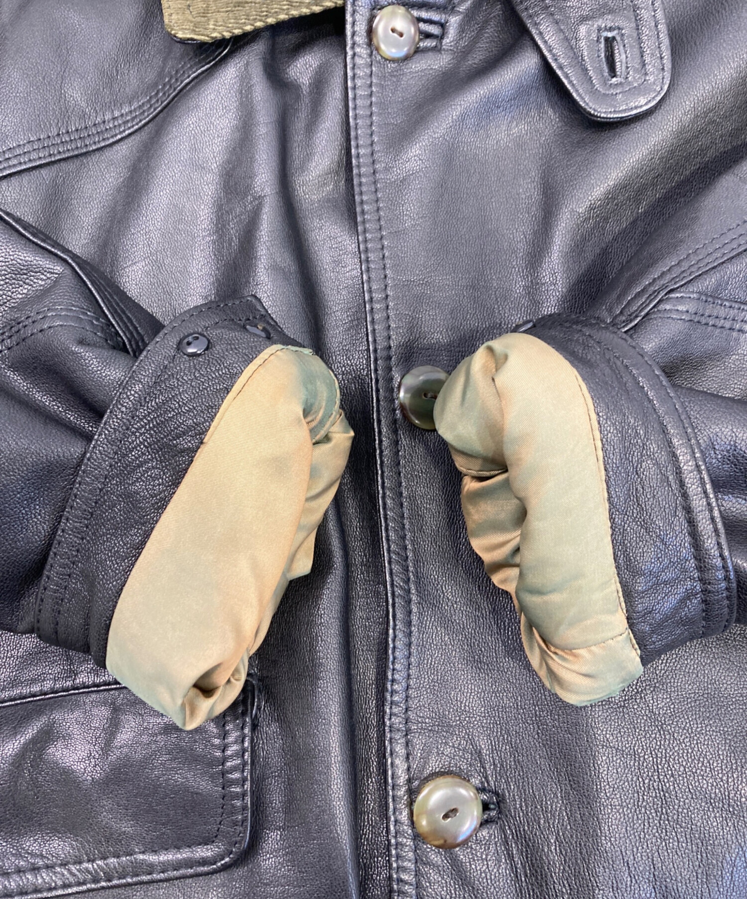 中古・古着通販】o.henry (オーヘンリー) レザージャケット ブラック