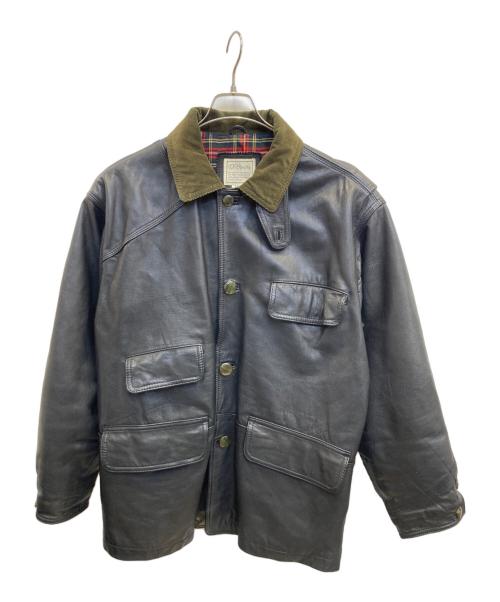 SLY ダークブラウン レザーボンバージャケット SLY アウター レザージャケット ブラウン SLY（スライ）｜ジャケット