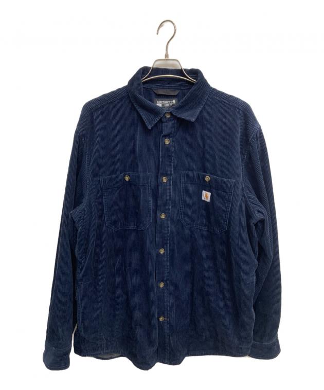 中古・古着通販】CarHartt (カーハート) コーデュロイシャツ ネイビー