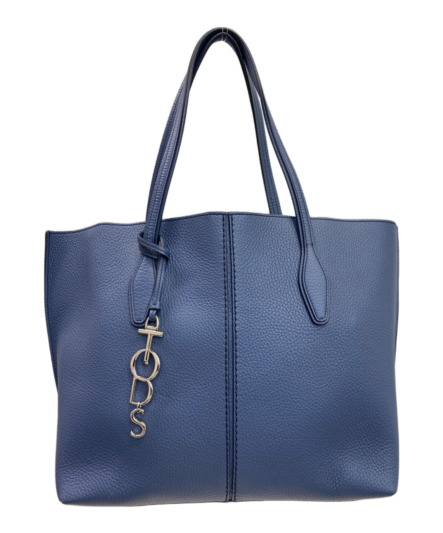 ⭐︎TOD'S ⭐︎トッズ⭐︎トートバッグ⭐︎ネイビー⭐︎フリンジ⭐︎珍しい! 中古・古着通販】TOD'S (トッズ) トートバッグ ブルー サイズ:無し