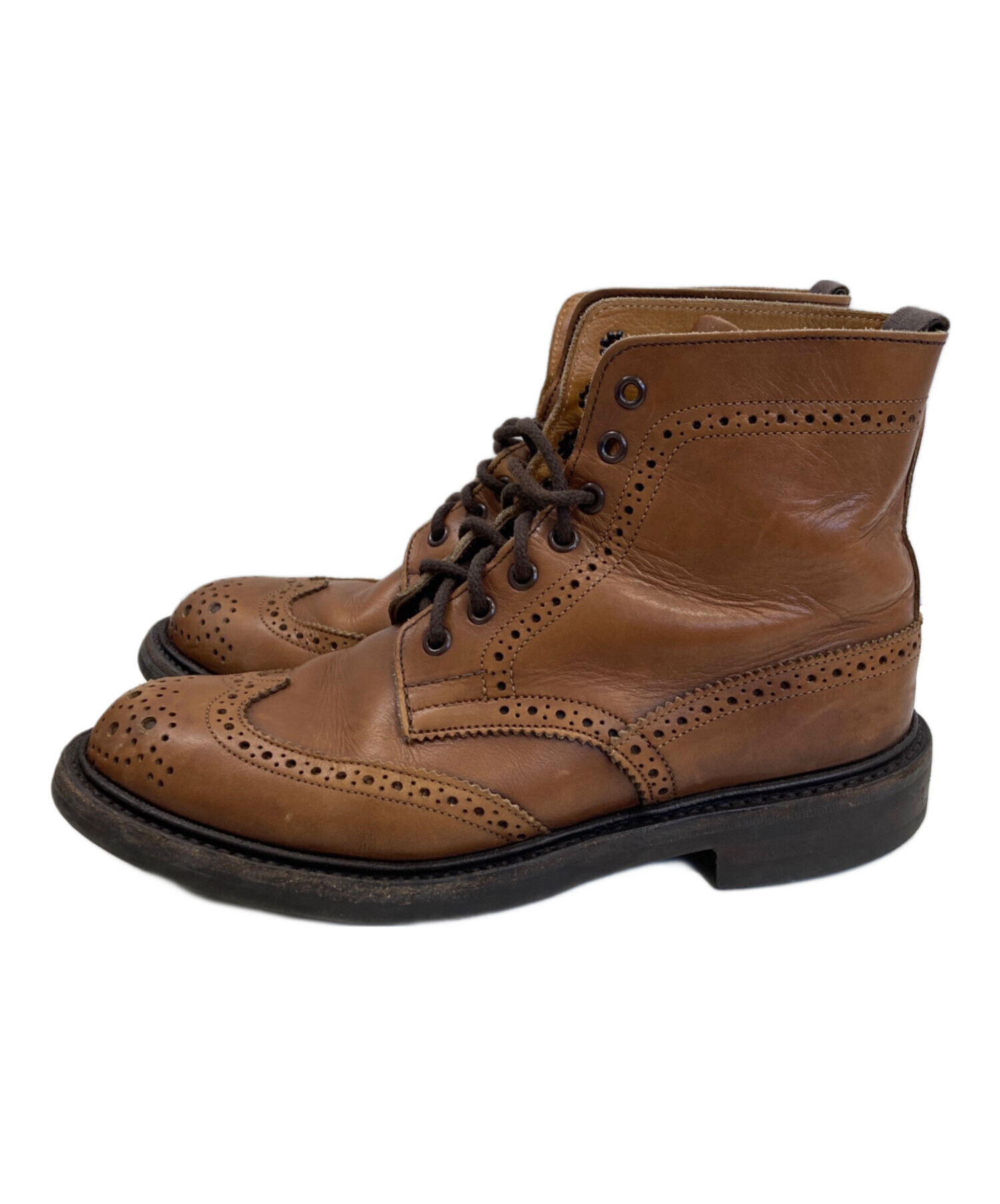 中古・古着通販】Tricker's (トリッカーズ) カントリーブーツ ブラウン