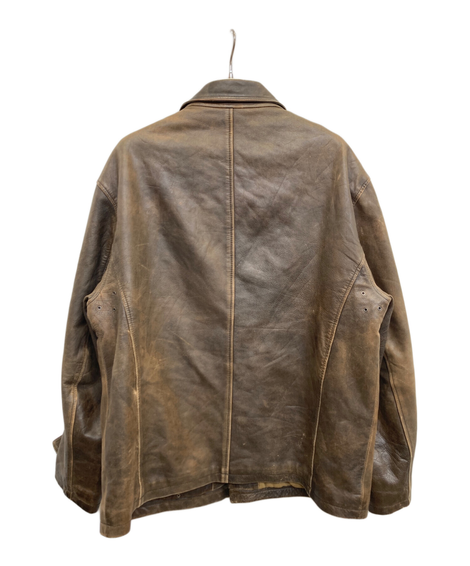 中古・古着通販】Schott (ショット) レザージャケット ブラウン