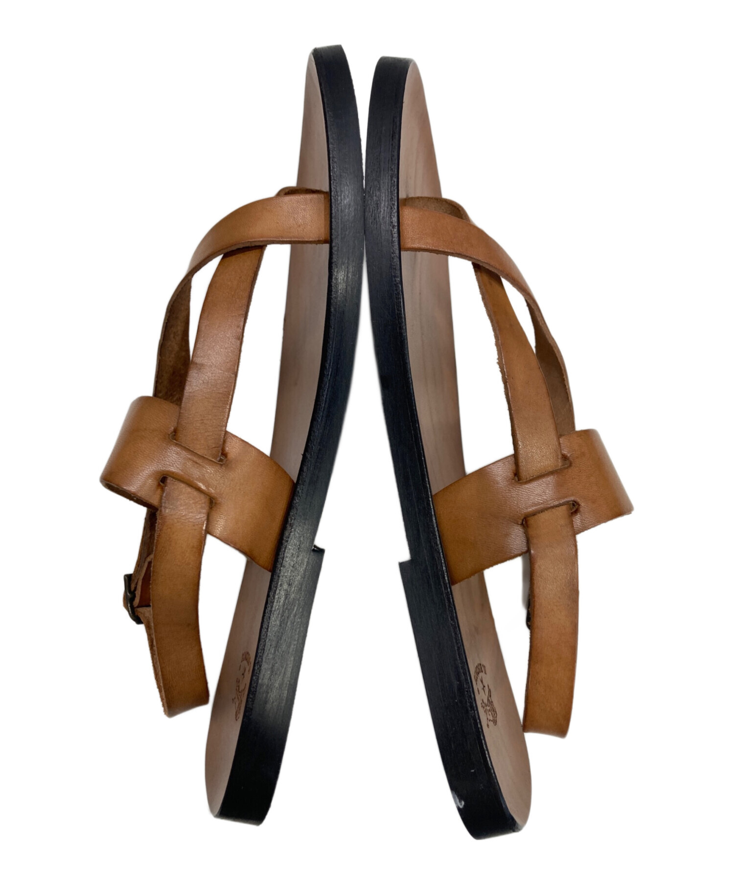 中古・古着通販】IL BISONTE (イル ビゾンテ) サンダル ブラウン