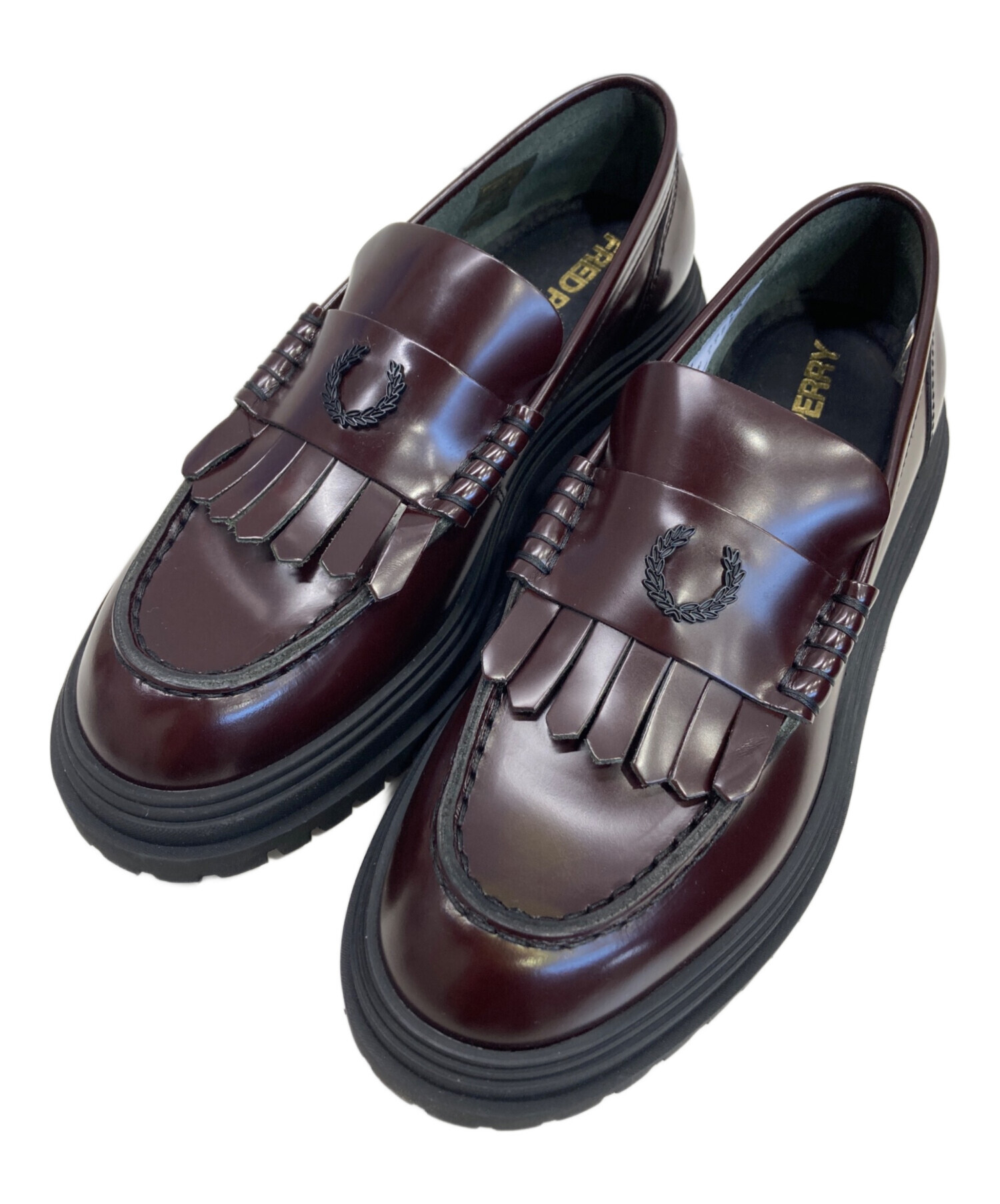 中古・古着通販】FRED PERRY (フレッドペリー) ローファー ブラウン 
