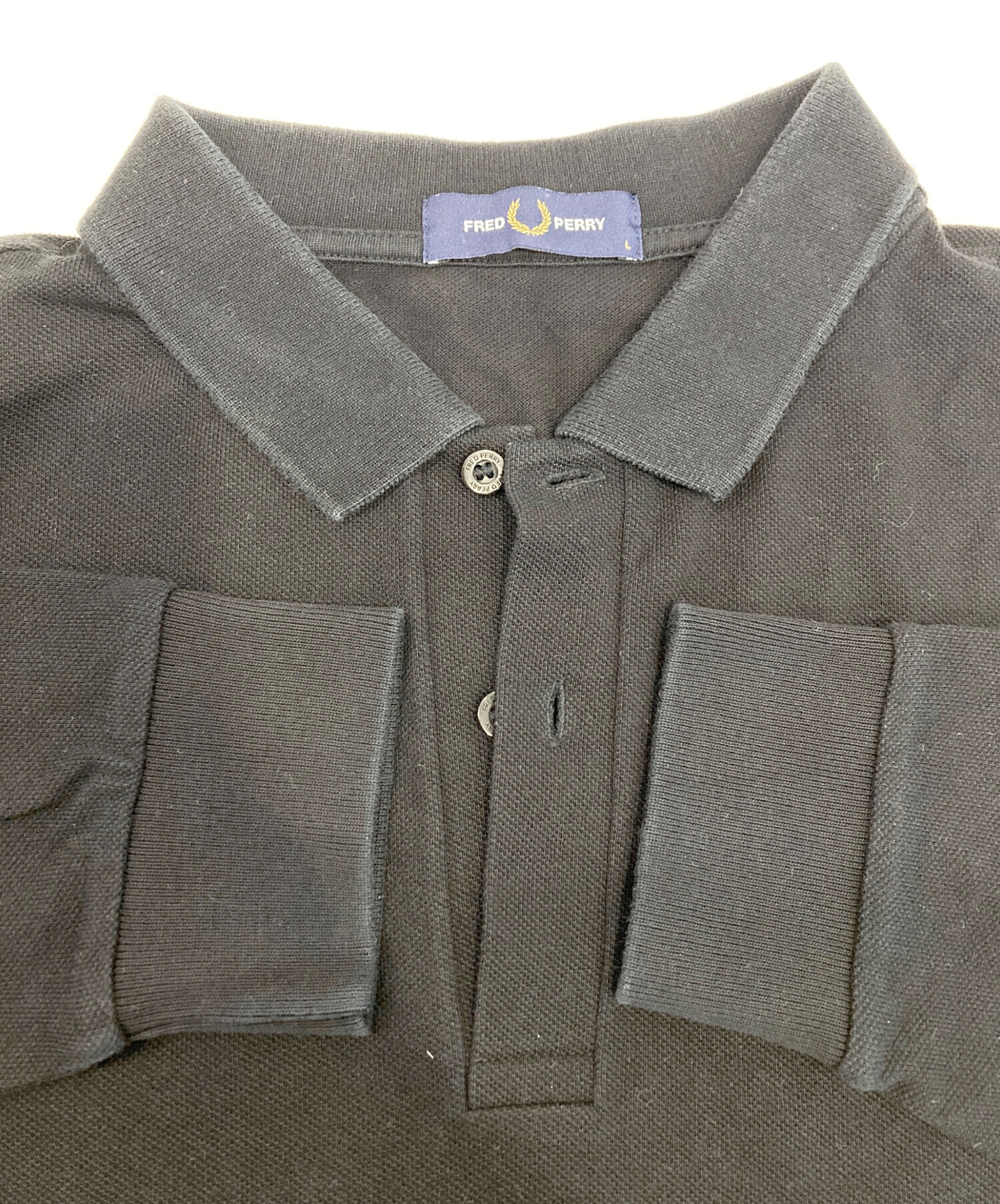 中古・古着通販】FRED PERRY (フレッドペリー) 長袖ポロシャツ