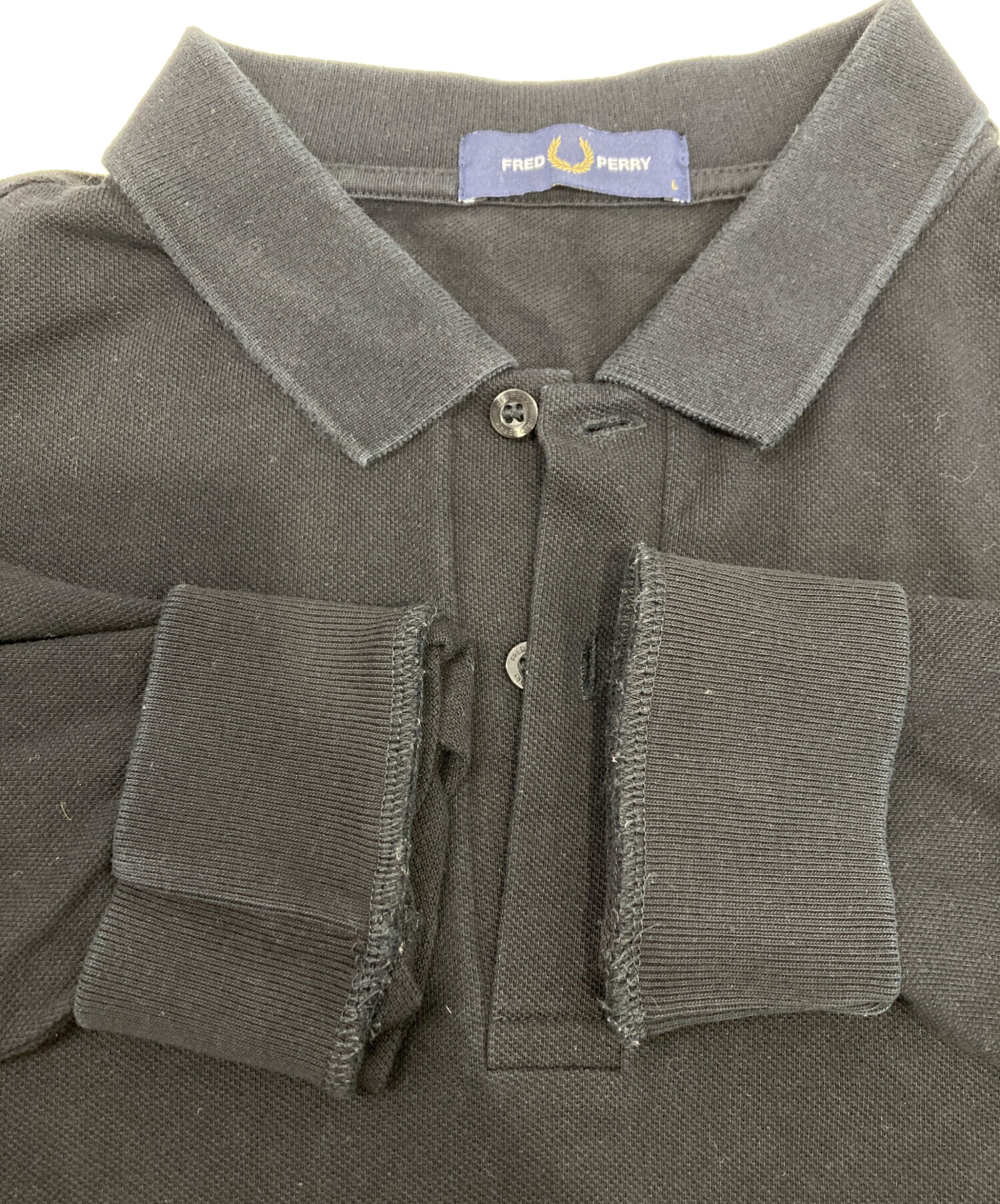 中古・古着通販】FRED PERRY (フレッドペリー) 長袖ポロシャツ