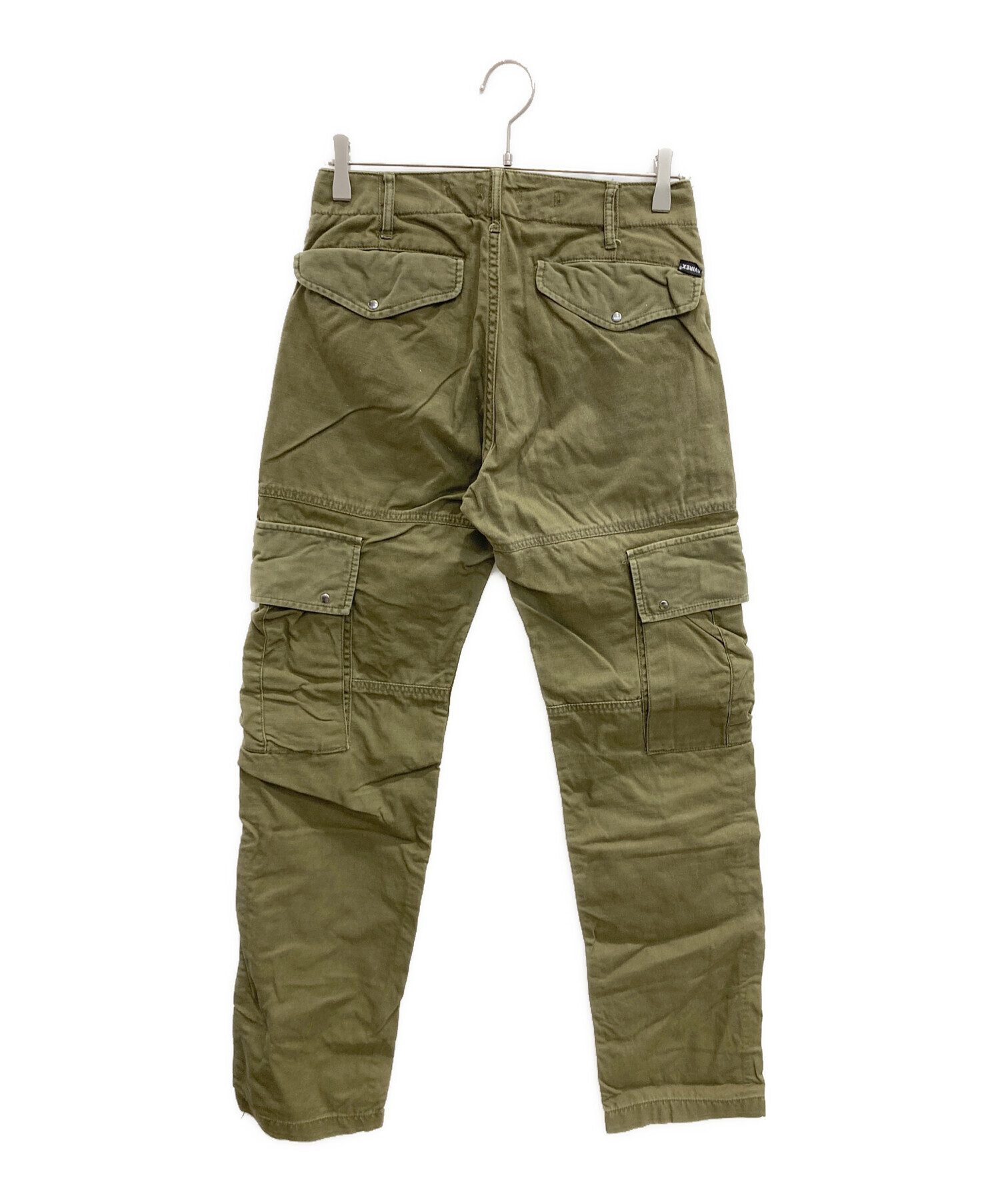 専用出品AVIREX M カーゴパンツ マルチポケット カーキ ワークパンツ 中古・古着通販】AVIREX (アヴィレックス) マルチポケットカーゴ