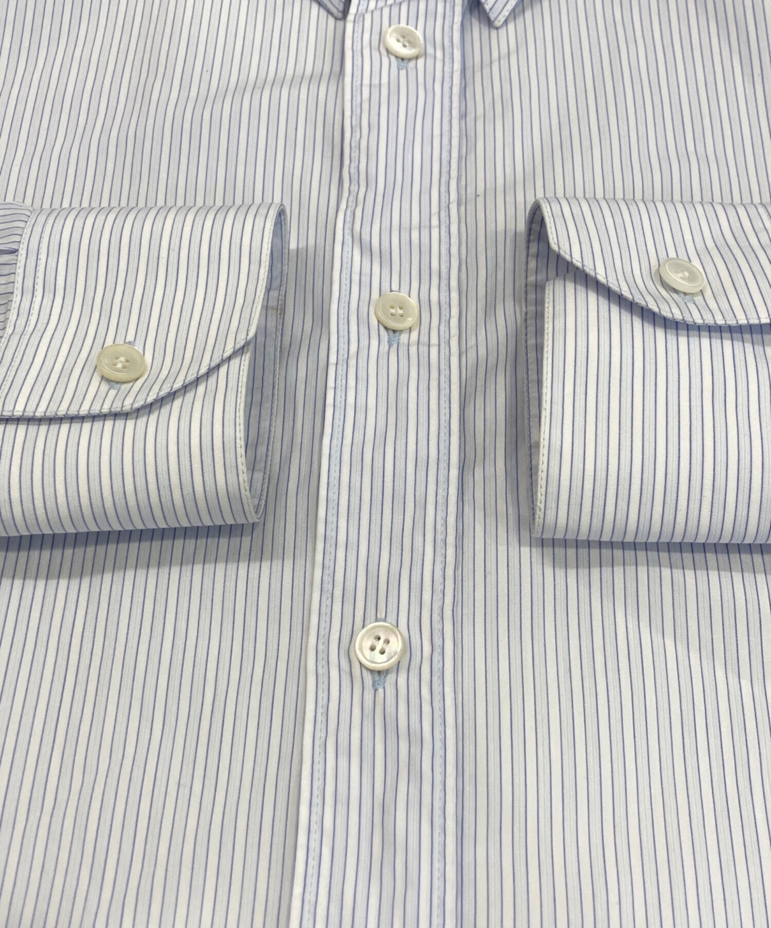 【最終値下げ】CELINE ストライプ 半袖シャツ 中古・古着通販】CELINE (セリーヌ) ルーズTシャツ ストライプ