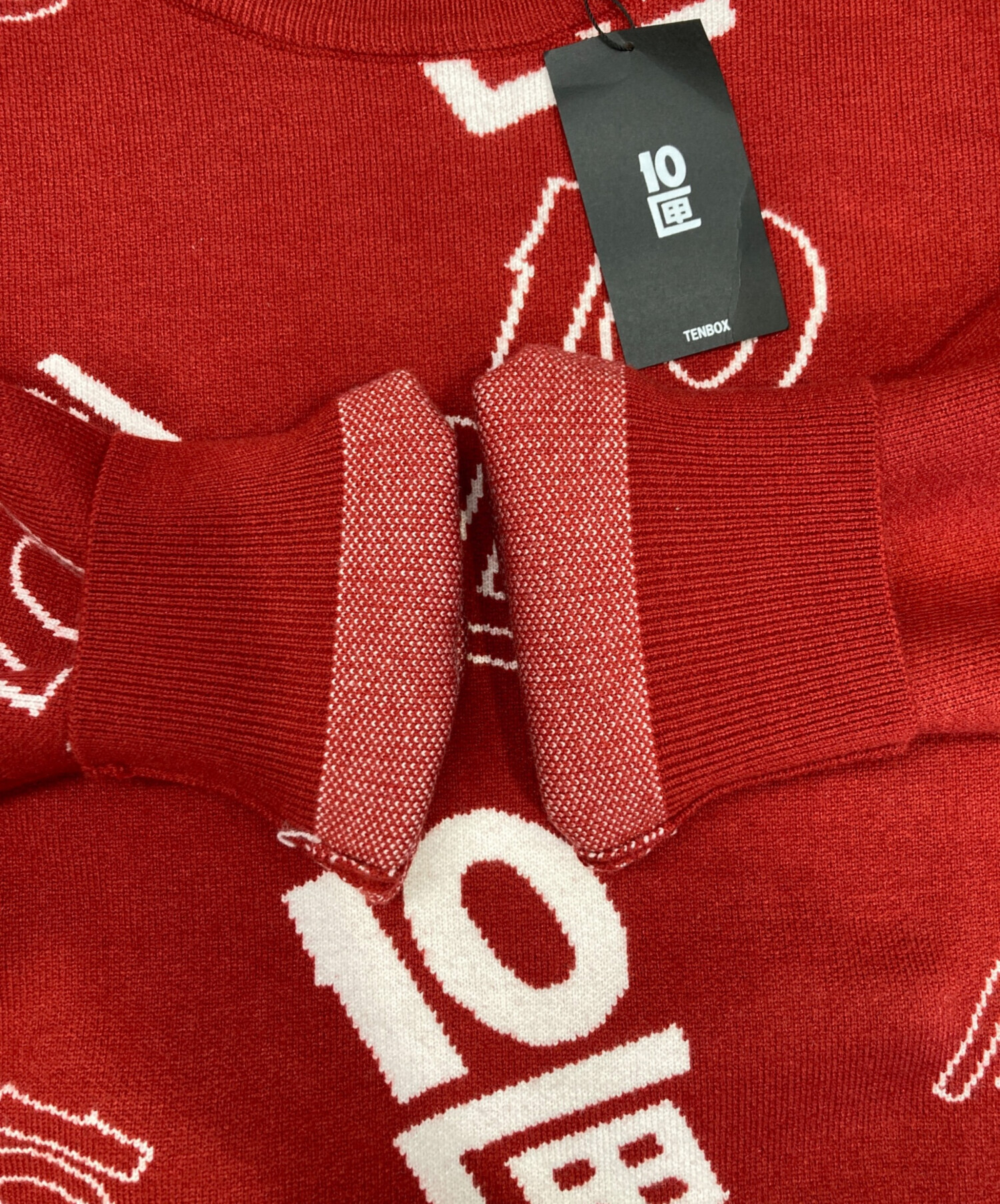 中古・古着通販】TENBOX (テンボックス) OG LOGO JACQUARD SWEATER