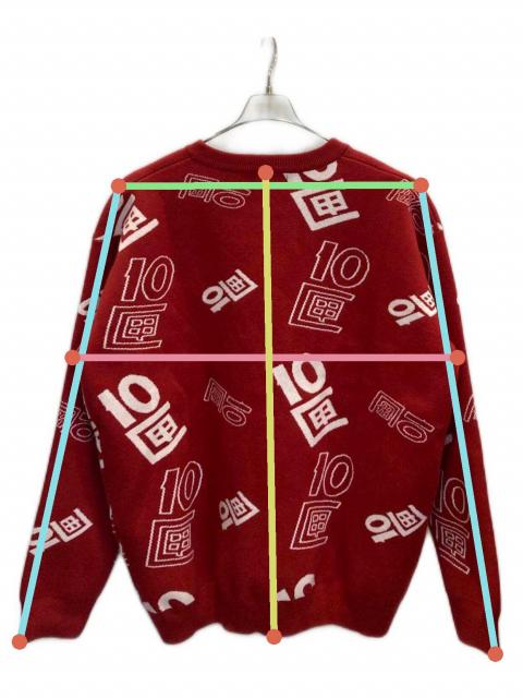 中古・古着通販】TENBOX (テンボックス) OG LOGO JACQUARD SWEATER