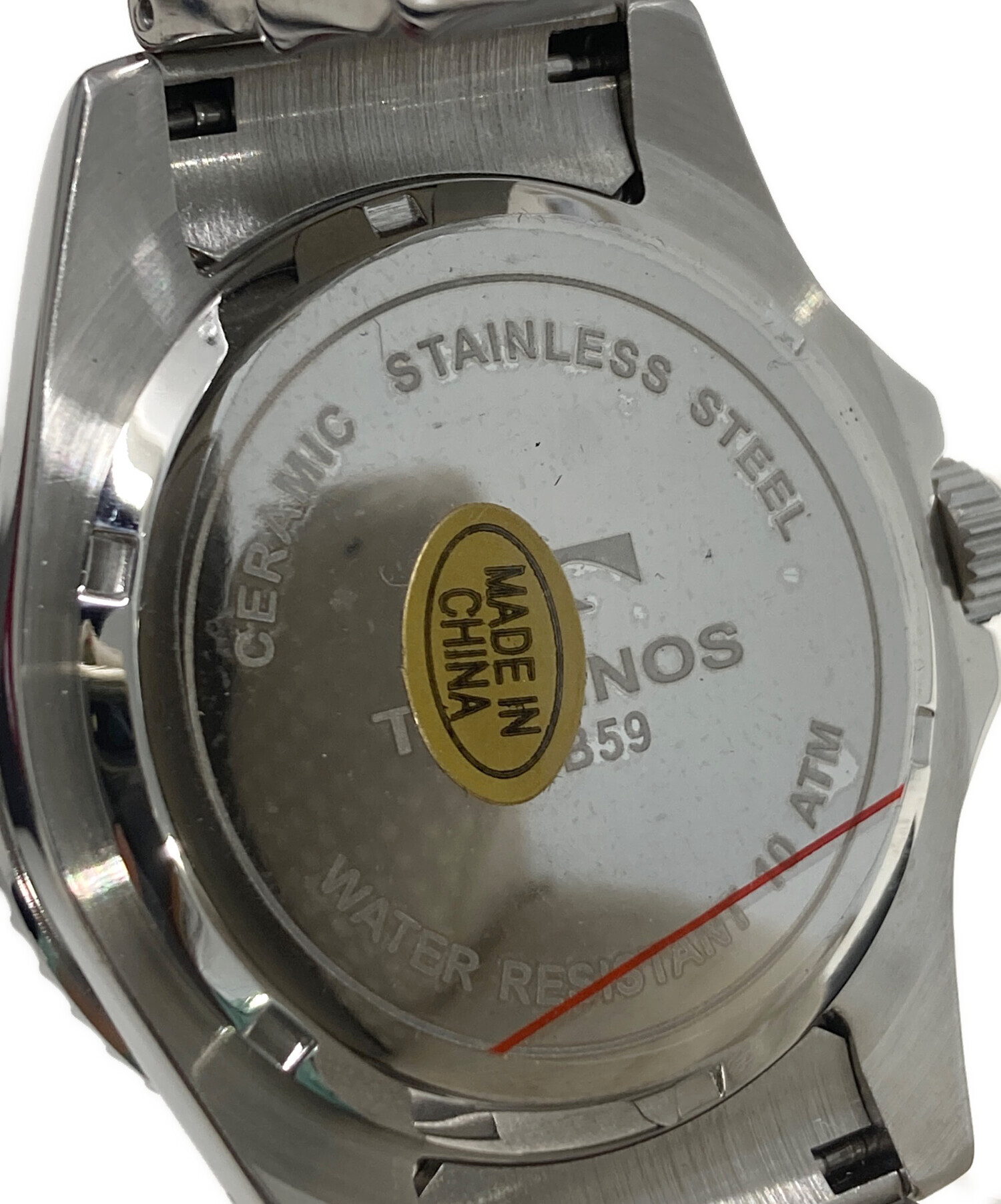 中古・古着通販】TECHNOS (テクノス) 腕時計 オレンジ｜ブランド・古着