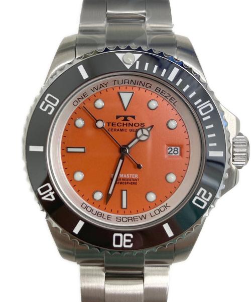 中古・古着通販】TECHNOS (テクノス) 腕時計 オレンジ｜ブランド・古着