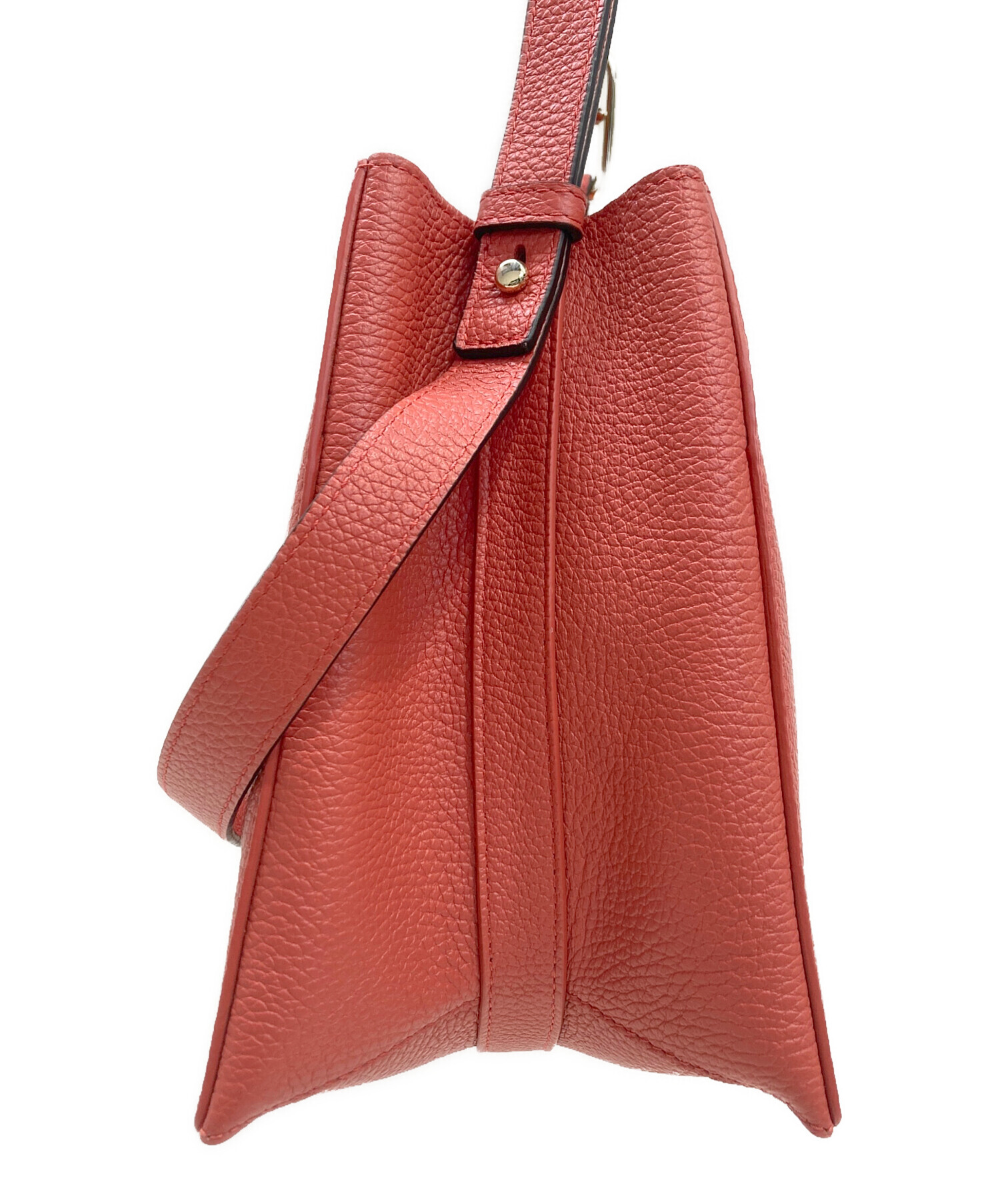 中古・古着通販】FURLA (フルラ) Nuvola バケットバッグ MINI レッド