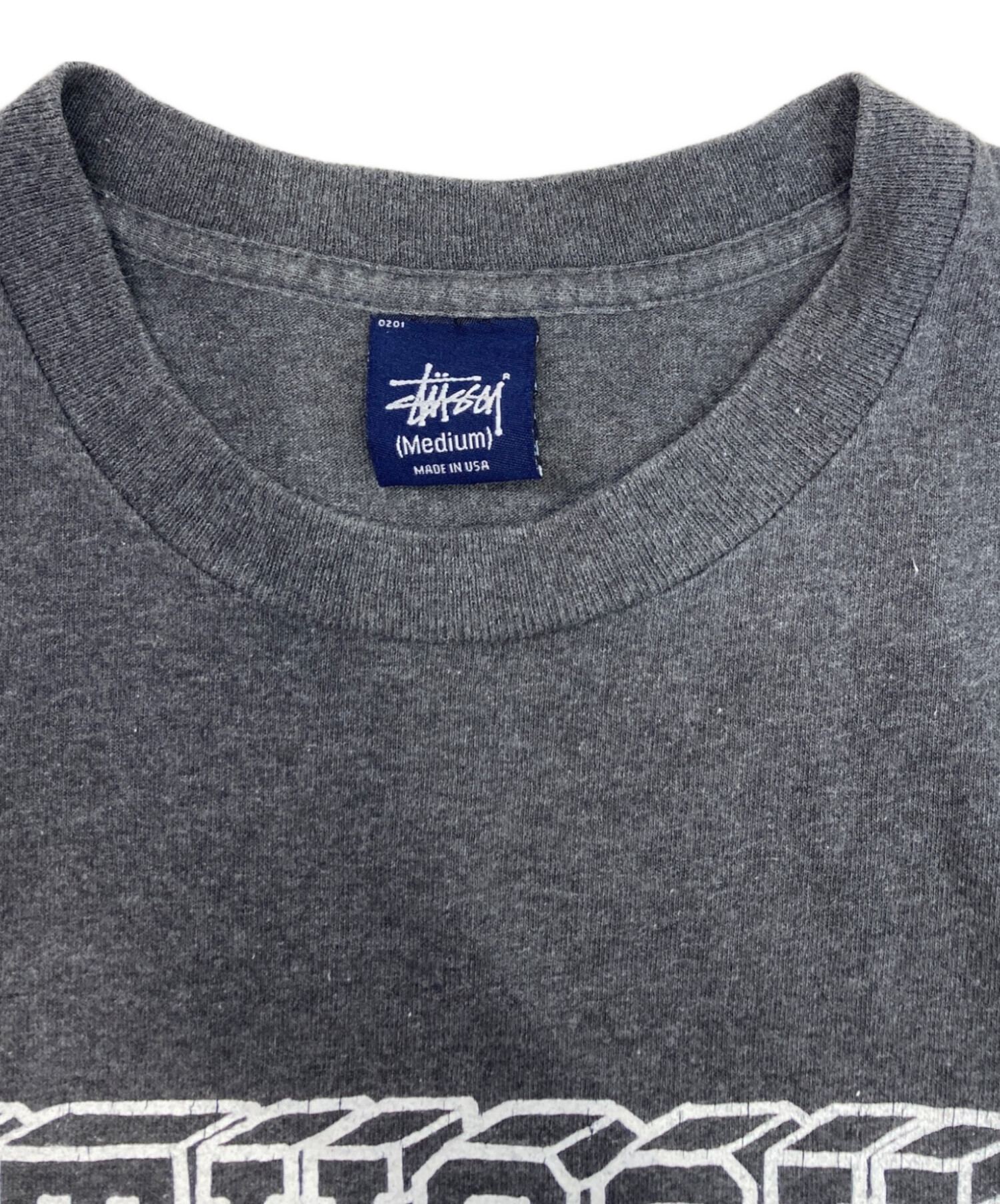 中古・古着通販】stussy (ステューシー) Tシャツ グレー サイズ:M
