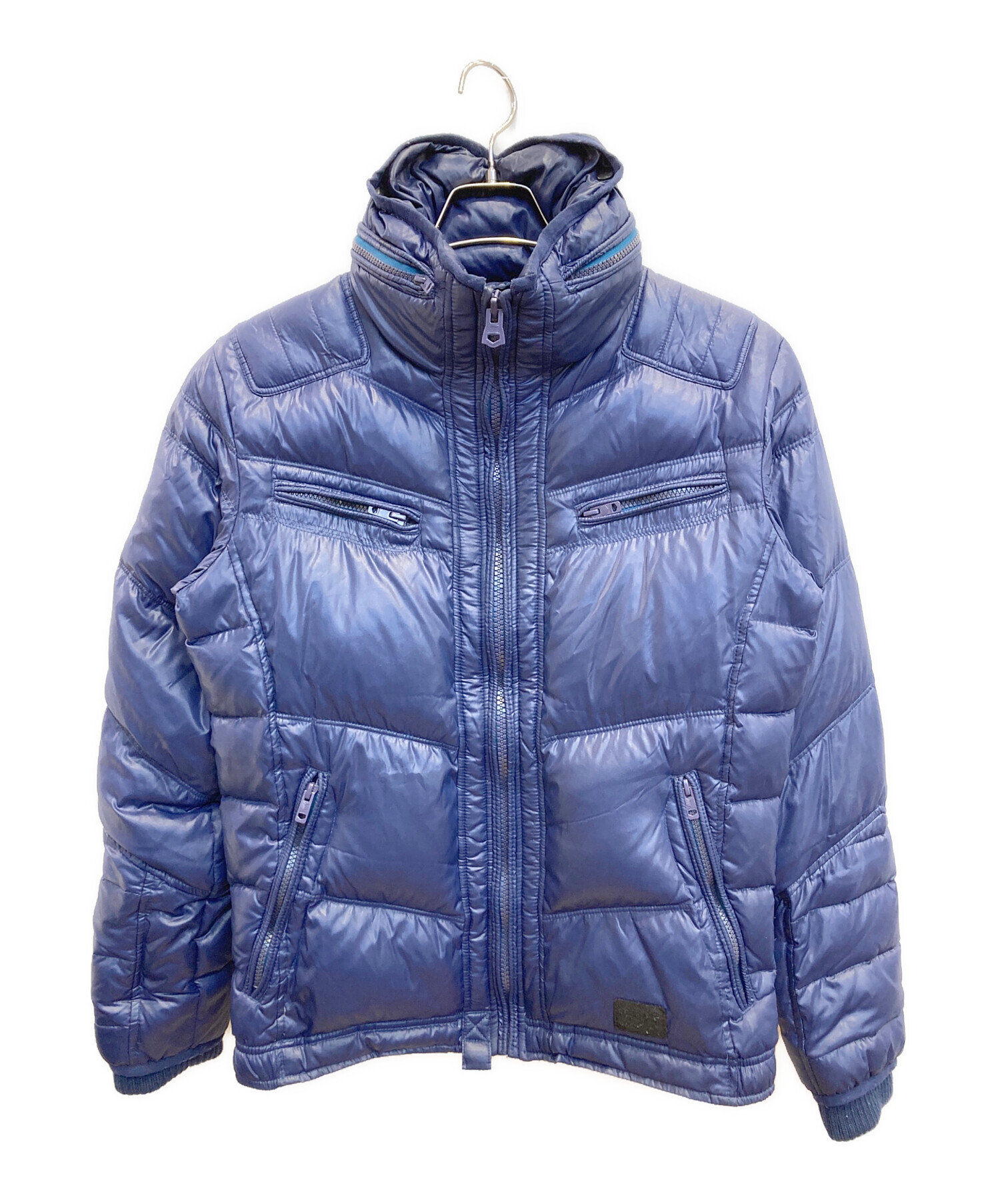 中古・古着通販】DIESEL (ディーゼル) ダウンジャケット ブルー サイズ