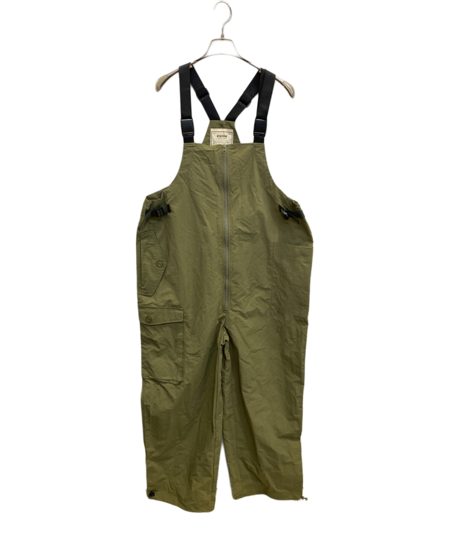 中古・古着通販】etsinta (エシンタ) サロペット カーキ サイズ