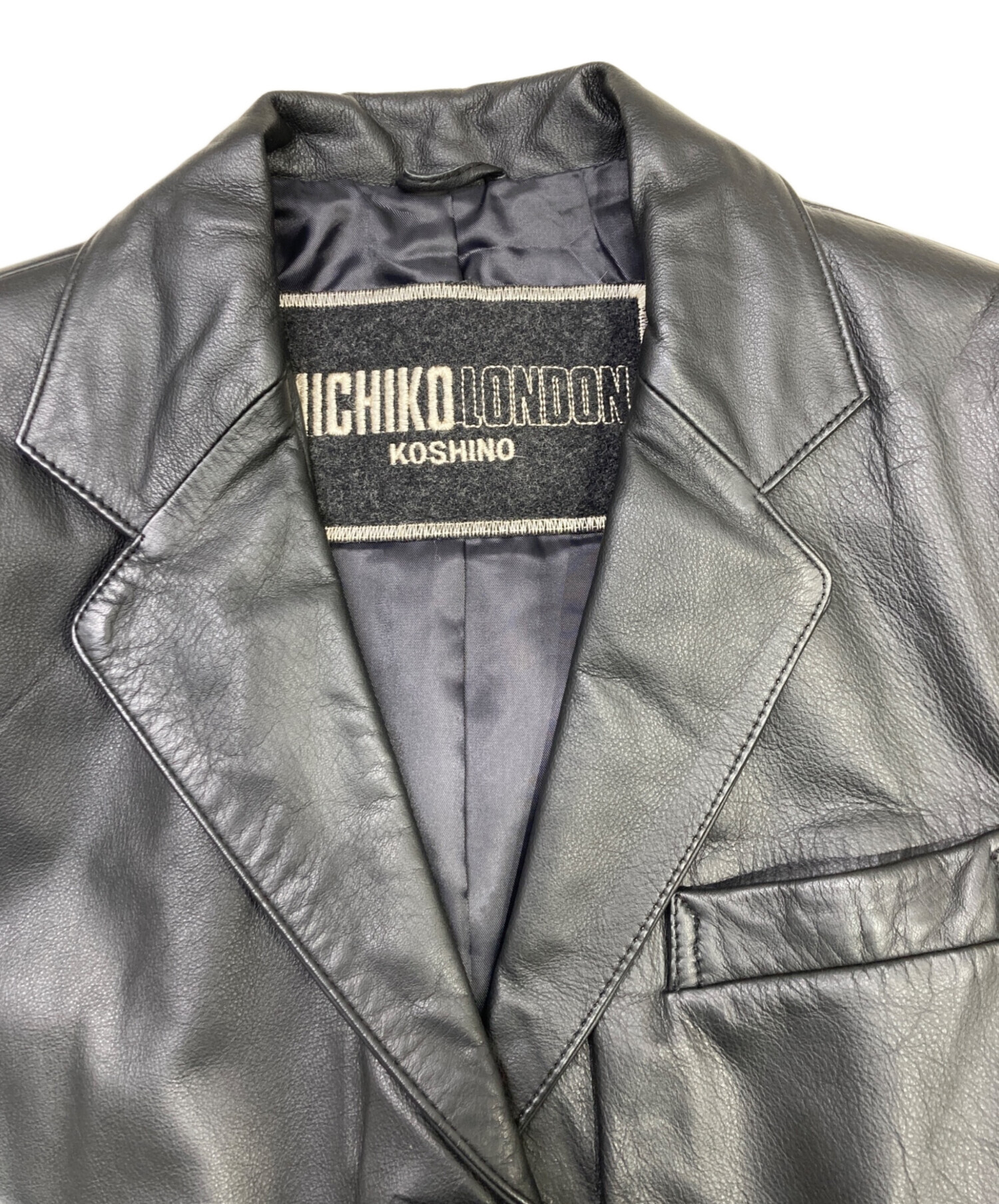中古・古着通販】MICHIKO LONDON (ミチコロンドン) レザージャケット