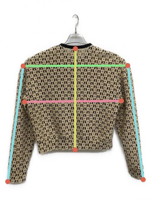 中古・古着通販】CLANE (クラネ) 3D FLOWER LACE CARDIGAN ベージュ