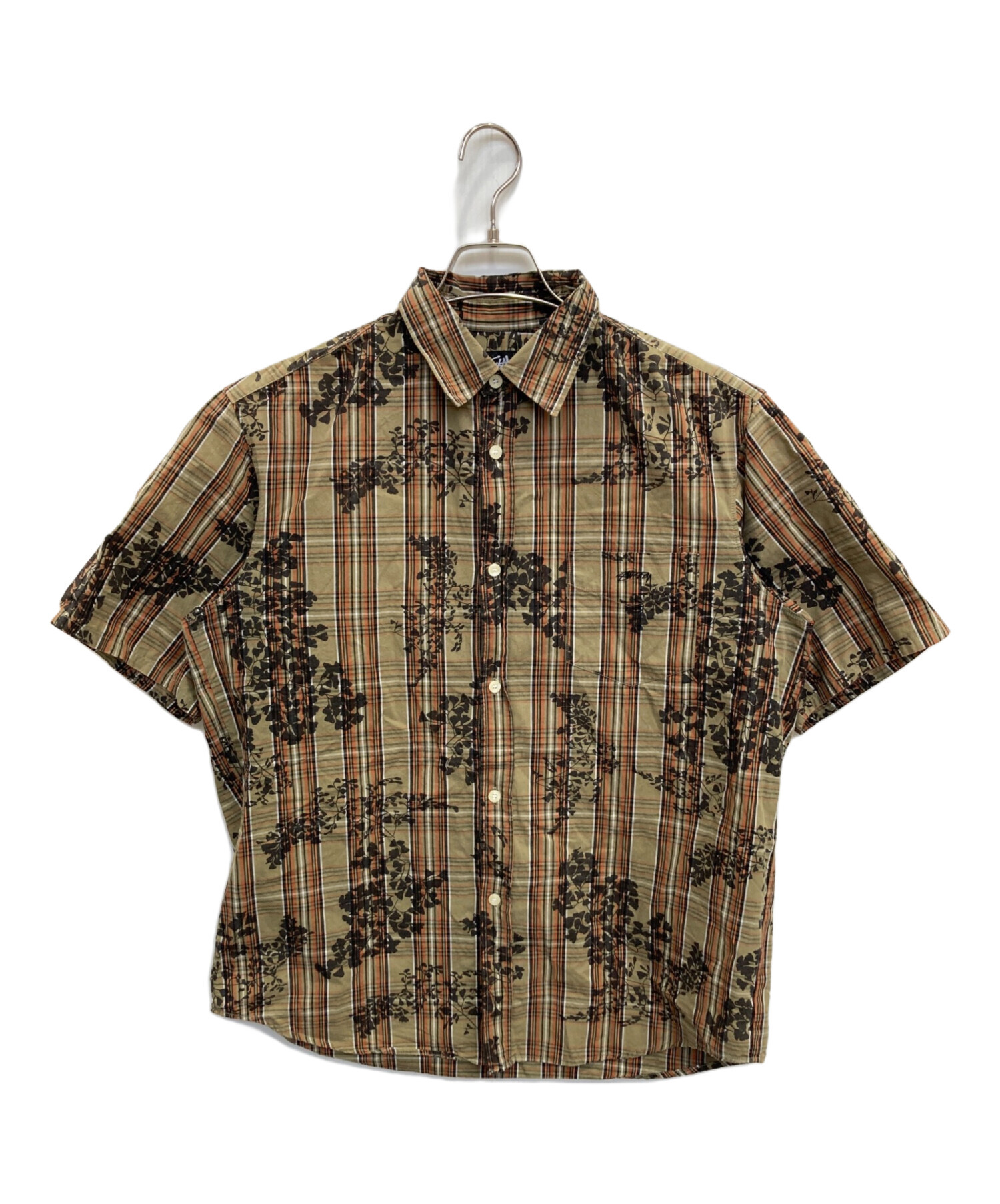 stussy シャツ　ブラウン　Sサイズ 中古・古着通販】stussy (ステューシー) シャツ ブラウン サイズ:M