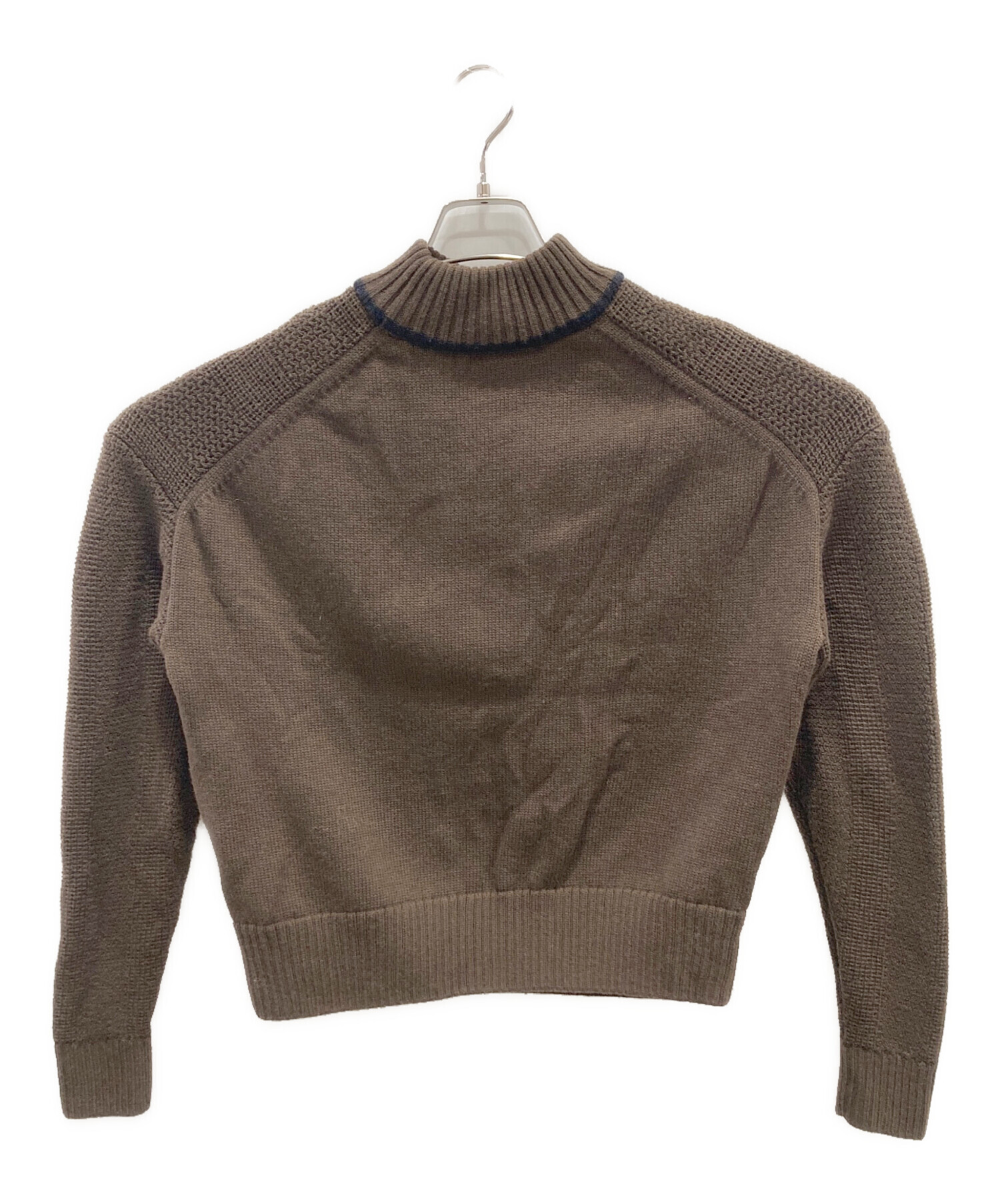 フレッドペリー　FRED PERRY ブラウン ハイネック セーター　ニット フレッドペリー FRED PERRY ブラウン ハイネック セーター ニット