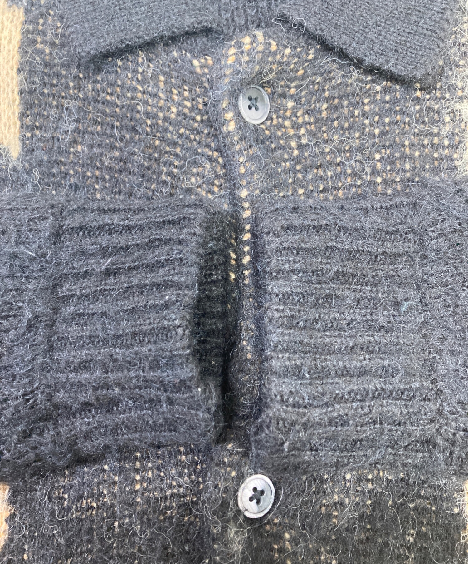 中古・古着通販】FTW (エフティーダブリュー) MOHAIR SHIRT CARDIGAN 