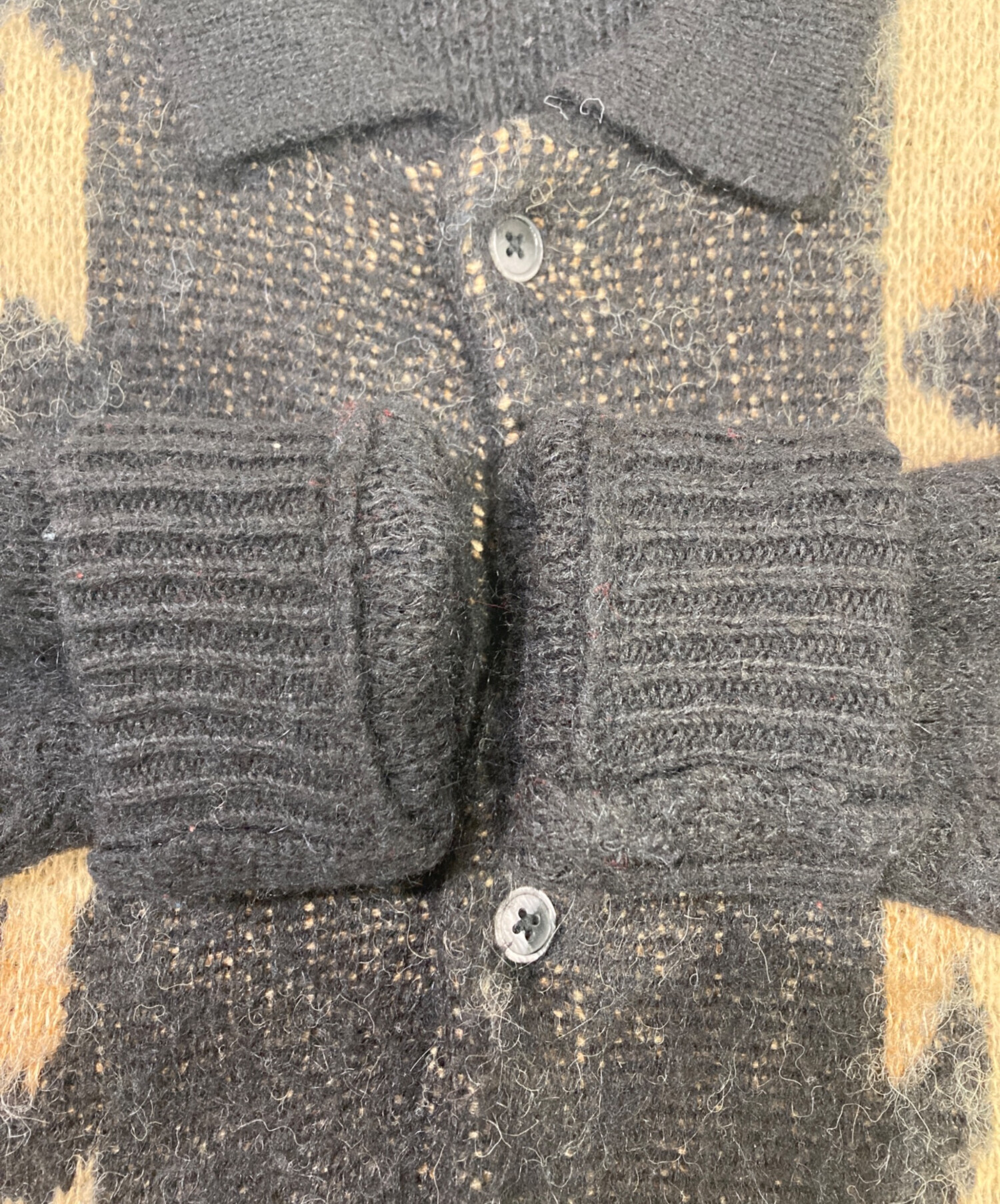 中古・古着通販】FTW (エフティーダブリュー) MOHAIR SHIRT CARDIGAN 