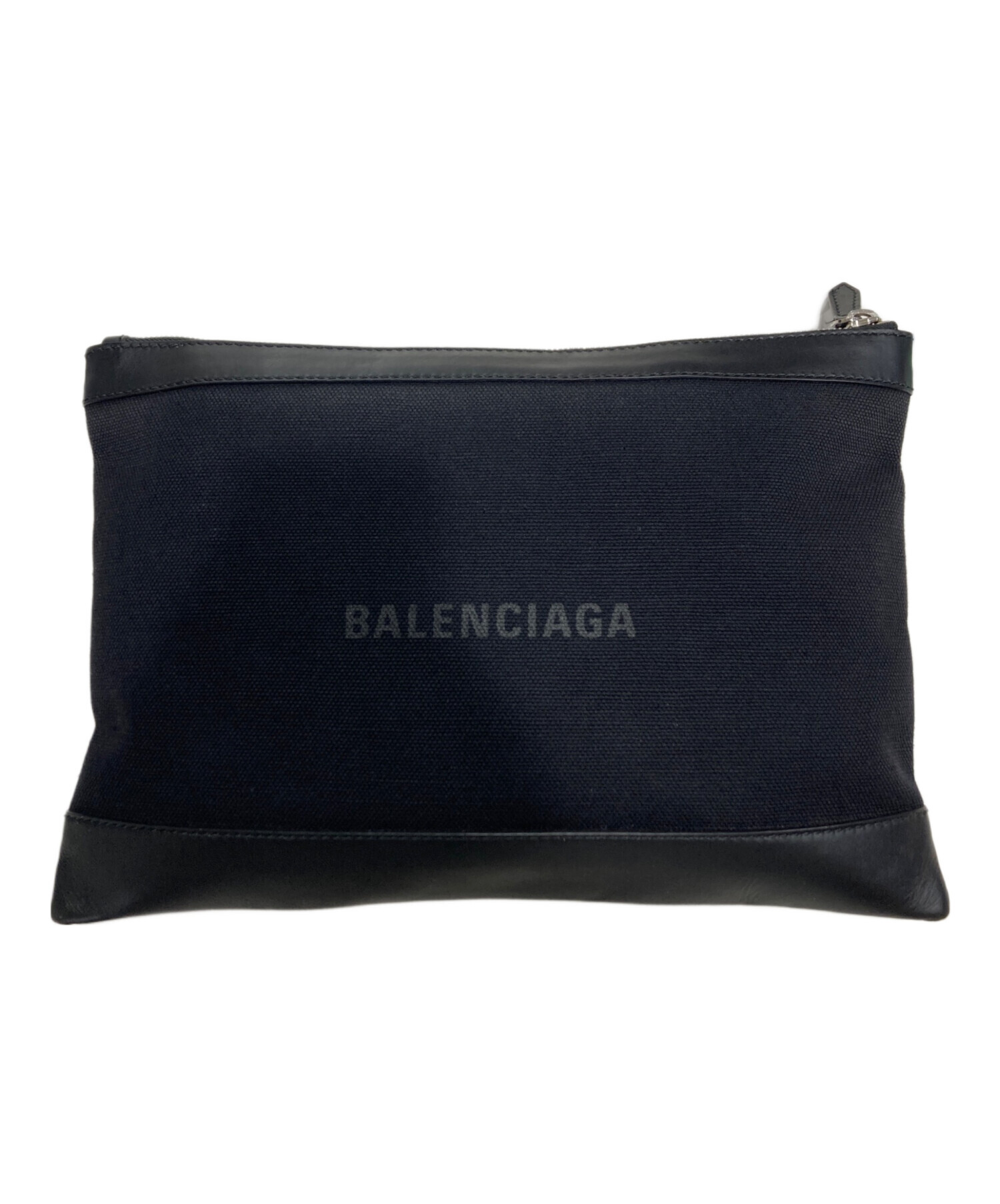 BALENCIAGA バレンシアガ　キャンバス　クラッチバッグ 美品 楽天市場】BALENCIAGA バレンシアガ NAVY CLIP ネイビー