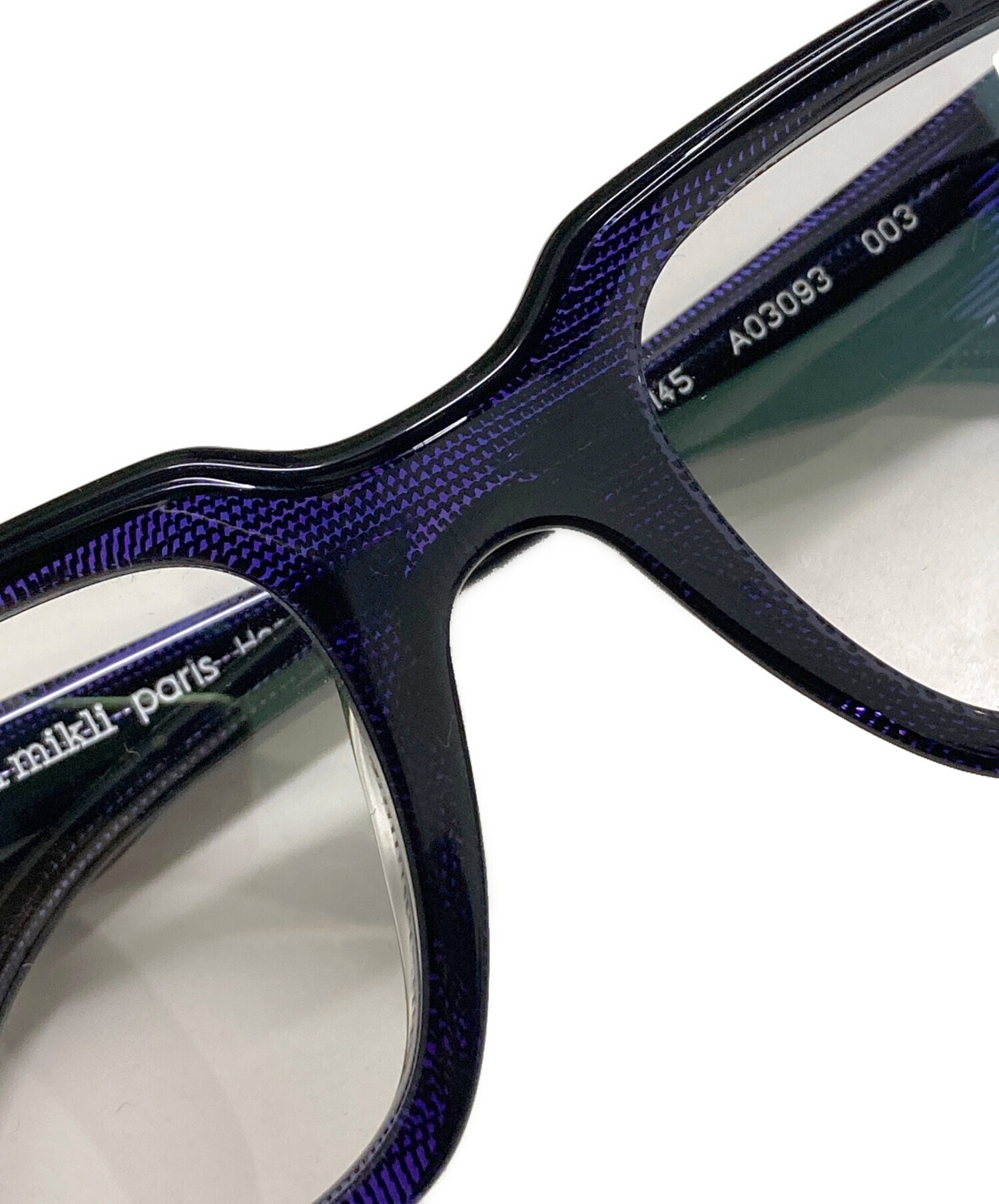 中古・古着通販】Alain Mikli (アランミクリ) 眼鏡 パープル サイズ:50