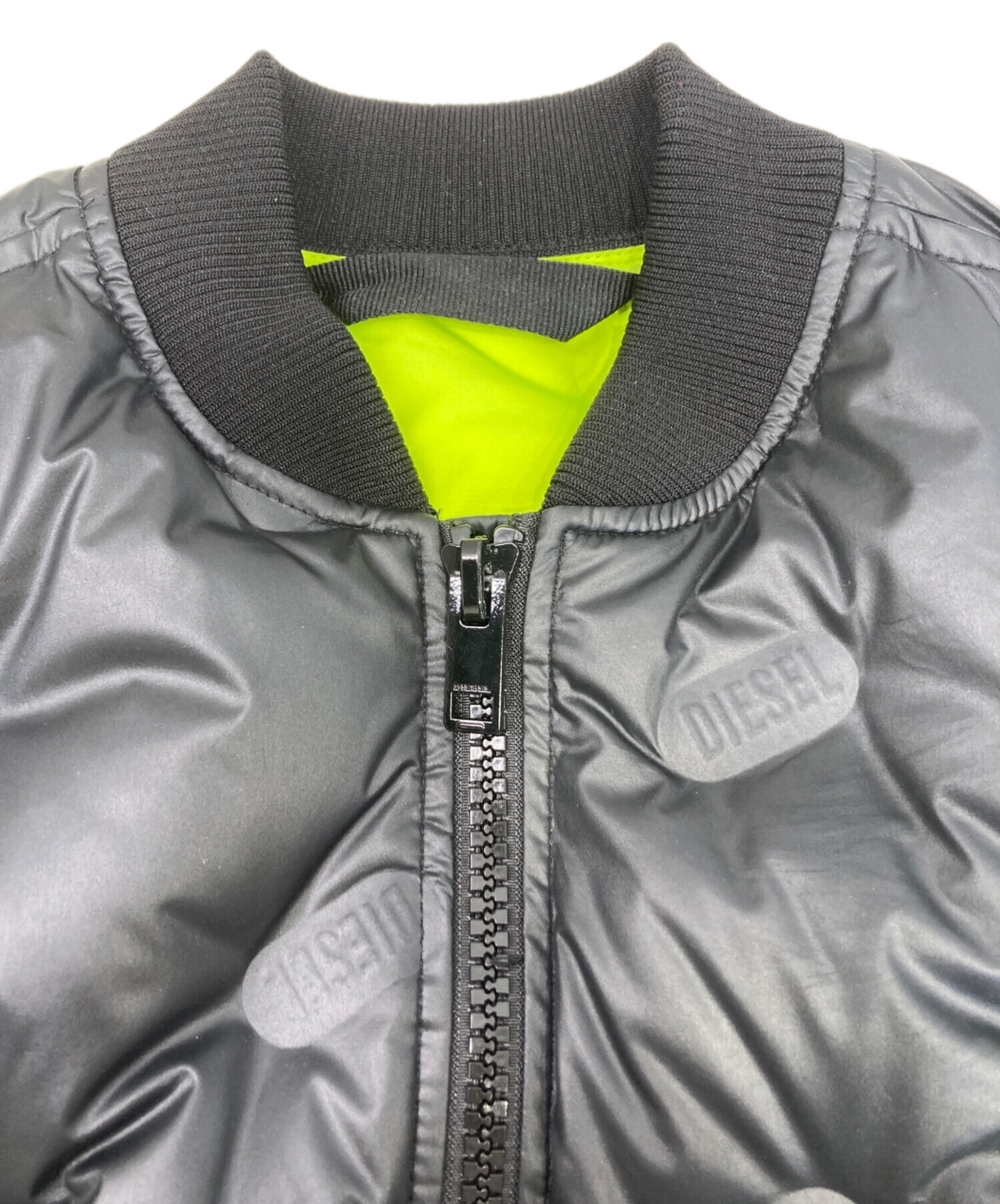 中古・古着通販】DIESEL (ディーゼル) ダウンジャケット ブラック 