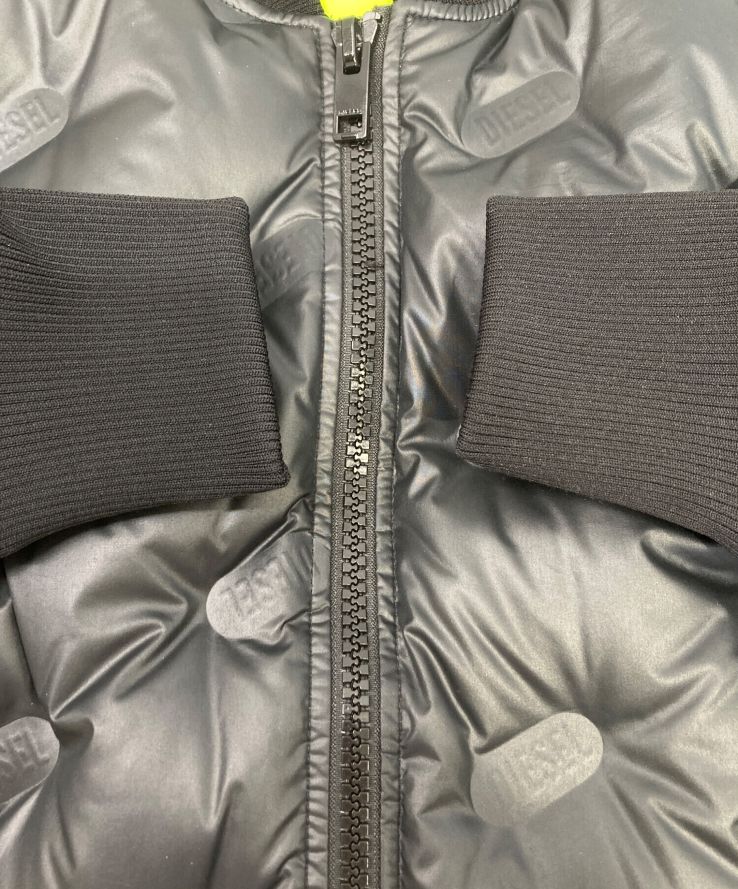 中古・古着通販】DIESEL (ディーゼル) ダウンジャケット ブラック 
