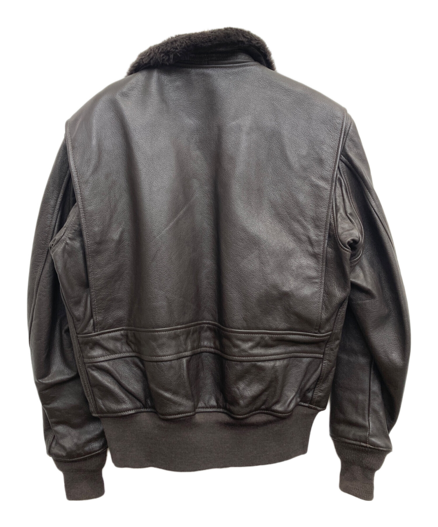 みお ショットG1 レザー ジャケット 40ダークブラウン みお様専用 ショットG1 レザー ジャケット 40ダークブラウン - メルカリ