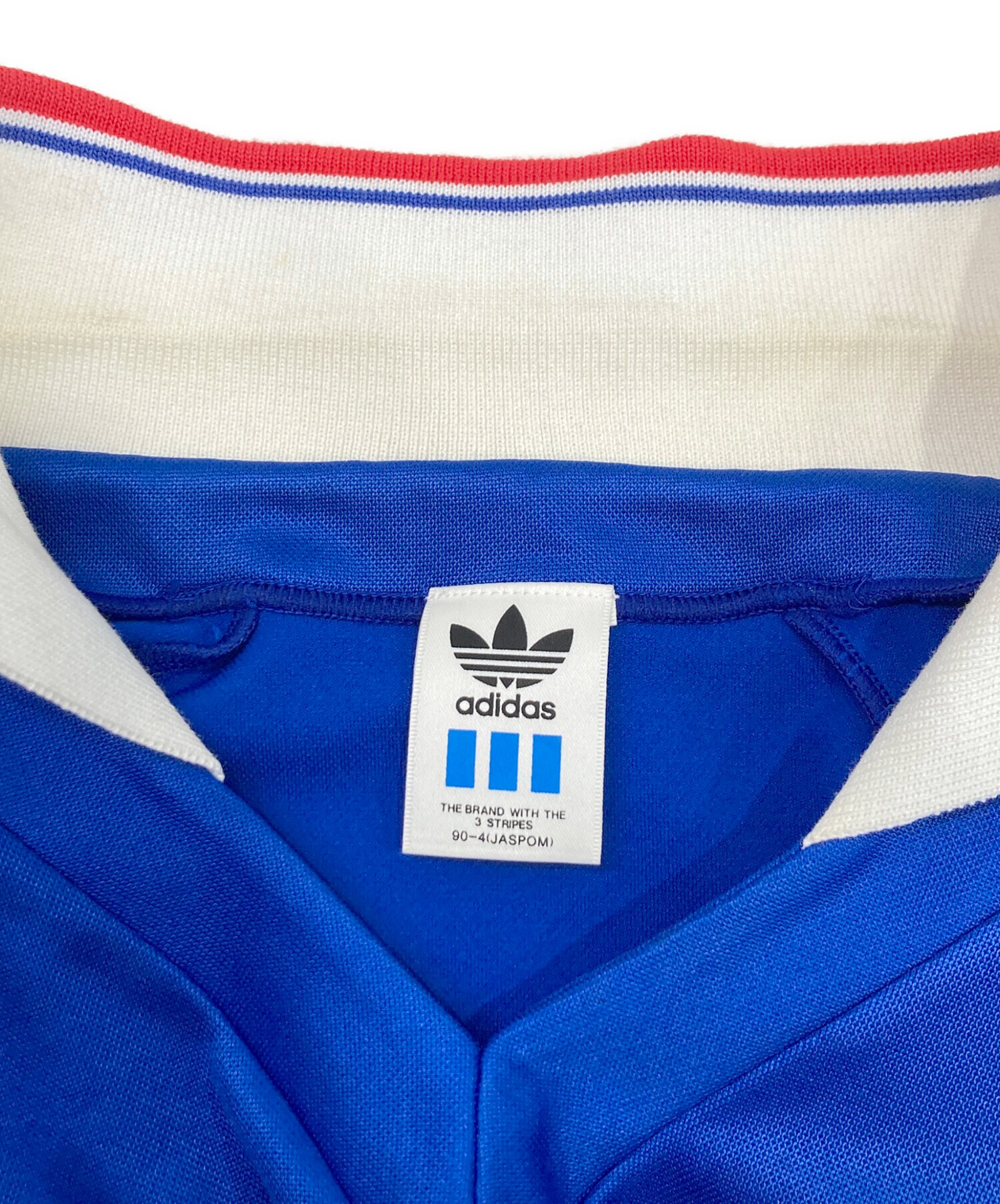中古・古着通販】adidas (アディダス) ゲームシャツ ブルー サイズ:M