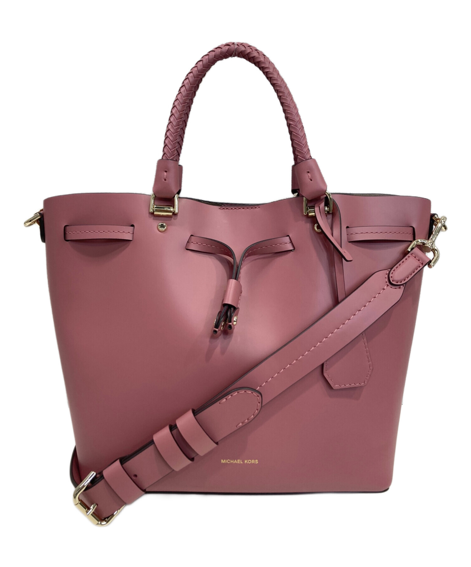 【新品】MICHAEL KORS 2way バック　ピンクベージュ　保証書付 中古・古着通販】MICHAEL KORS (マイケル・コース) 2WAYバッグ ピンク