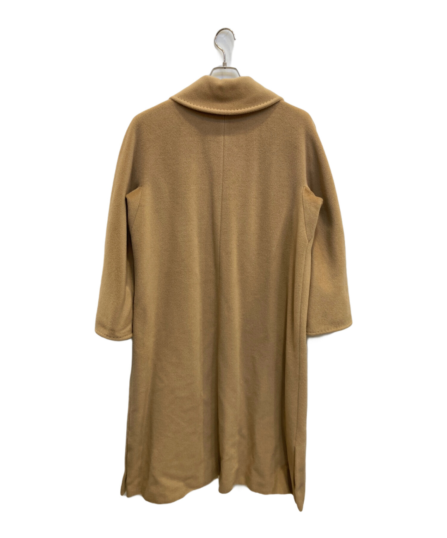 中古・古着通販】MaxMara (マックスマーラ) カシミヤ混コート ブラウン 
