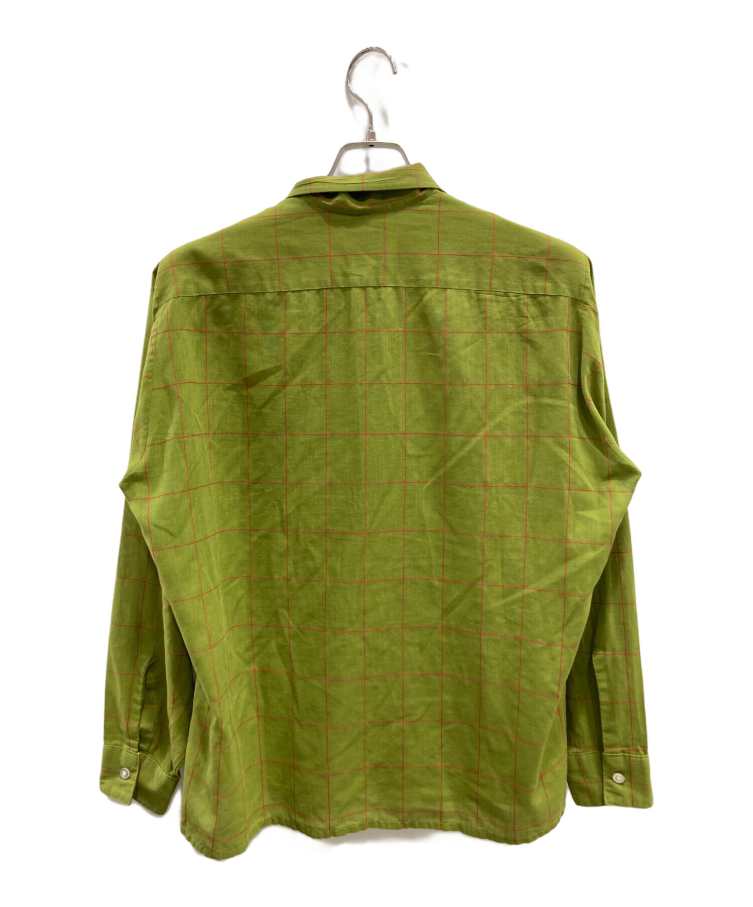 50s60s Van Heusen 緑色 コーデュロイシャツ 16 50s Van Heusen 緑色 コーデュロイシャツ 16