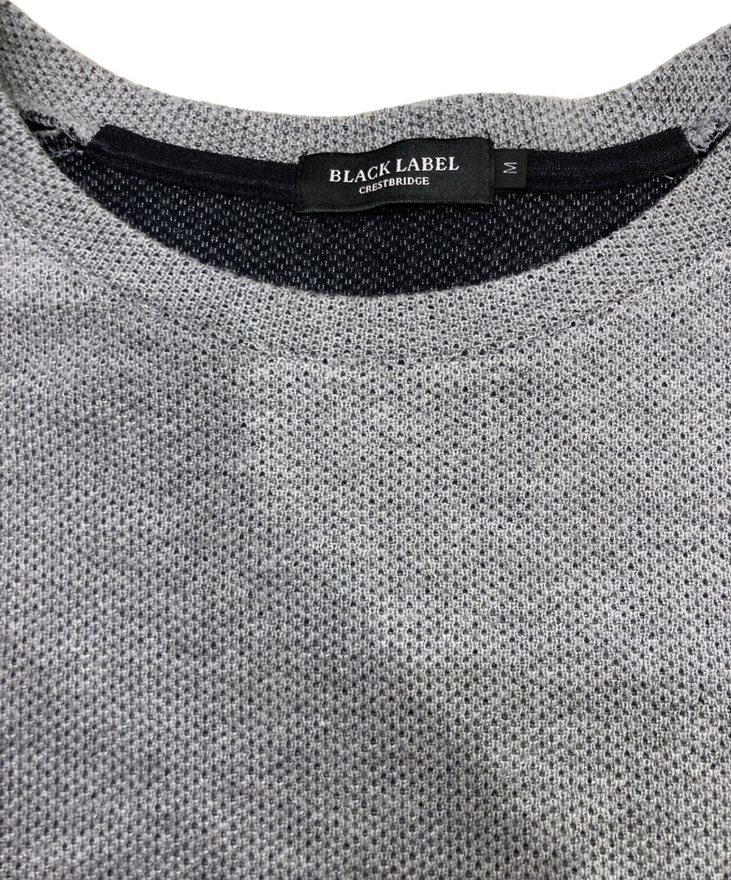【新品・未使用】ブラックレーベル クレストブリッジ カットソー M グレー 中古・古着通販】BLACK LABEL CRESTBRIDGE (ブラックレーベル クレスト