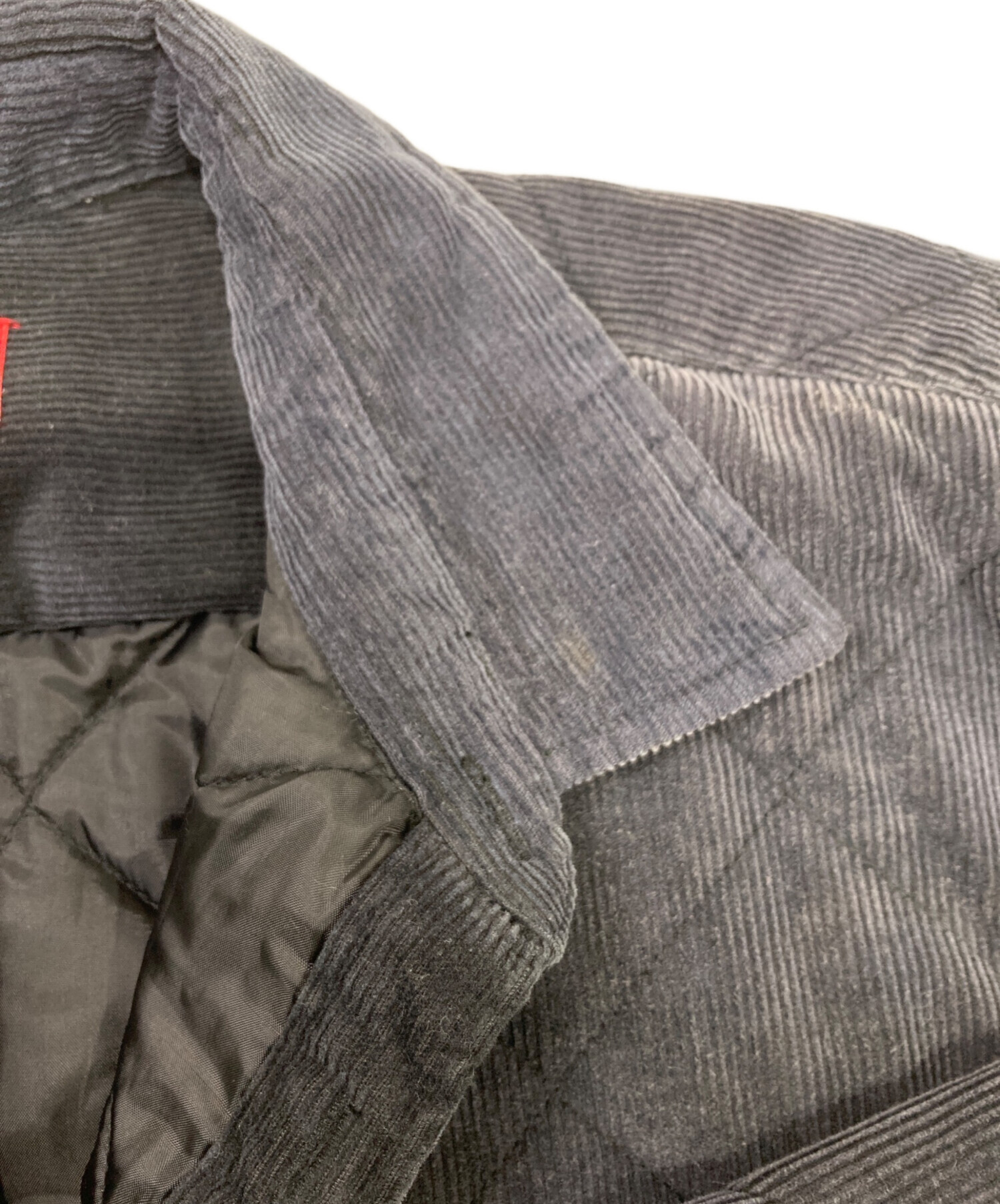 ジャケット・アウター Supreme Quilted Corduroy Shirt Jacket L Supreme(シュプリーム) 22AW「Quilted Corduroy Shirt」キルティッド