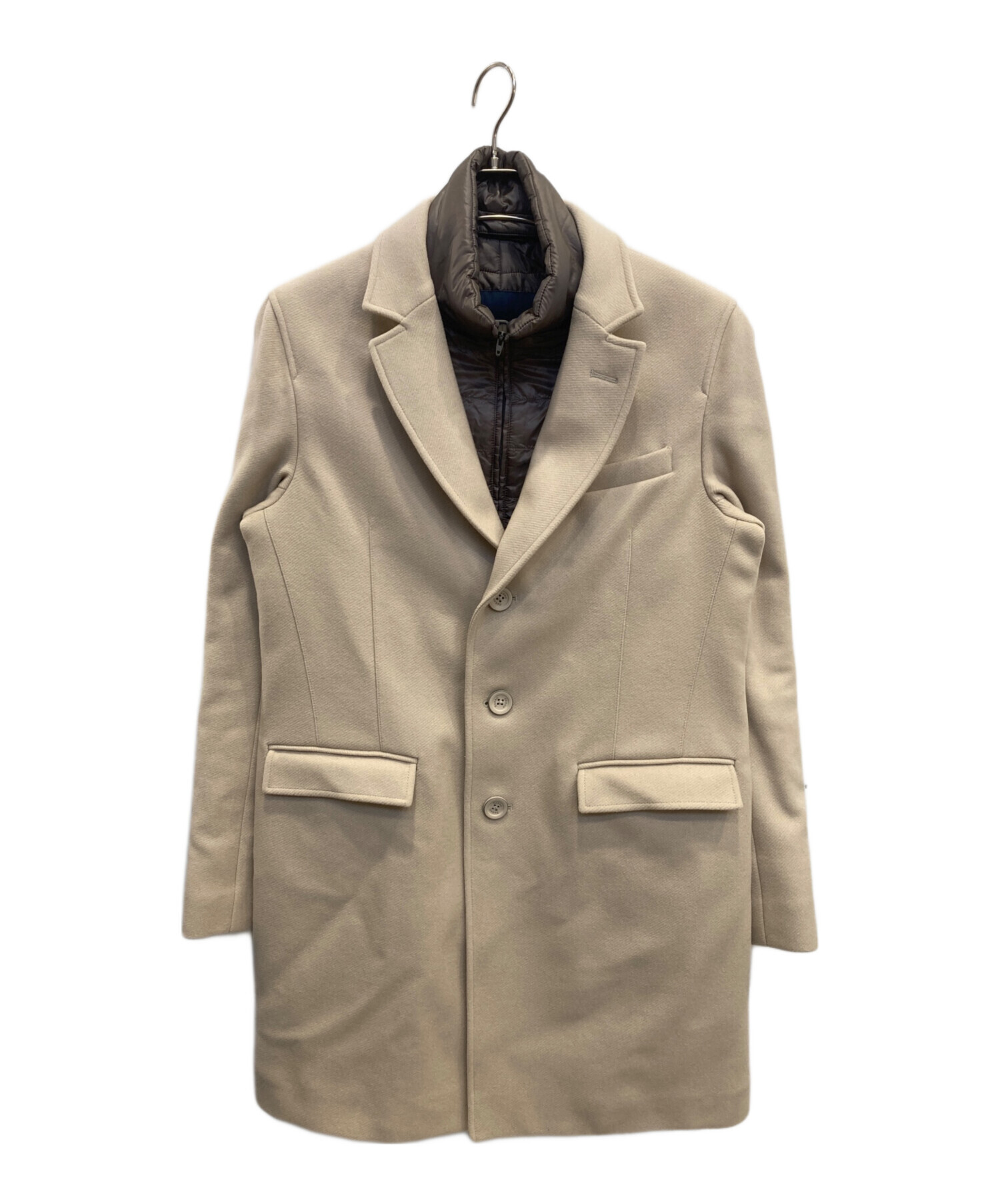 中古・古着通販】HERNO (ヘルノ) ライナー付チェスターコート ベージュ