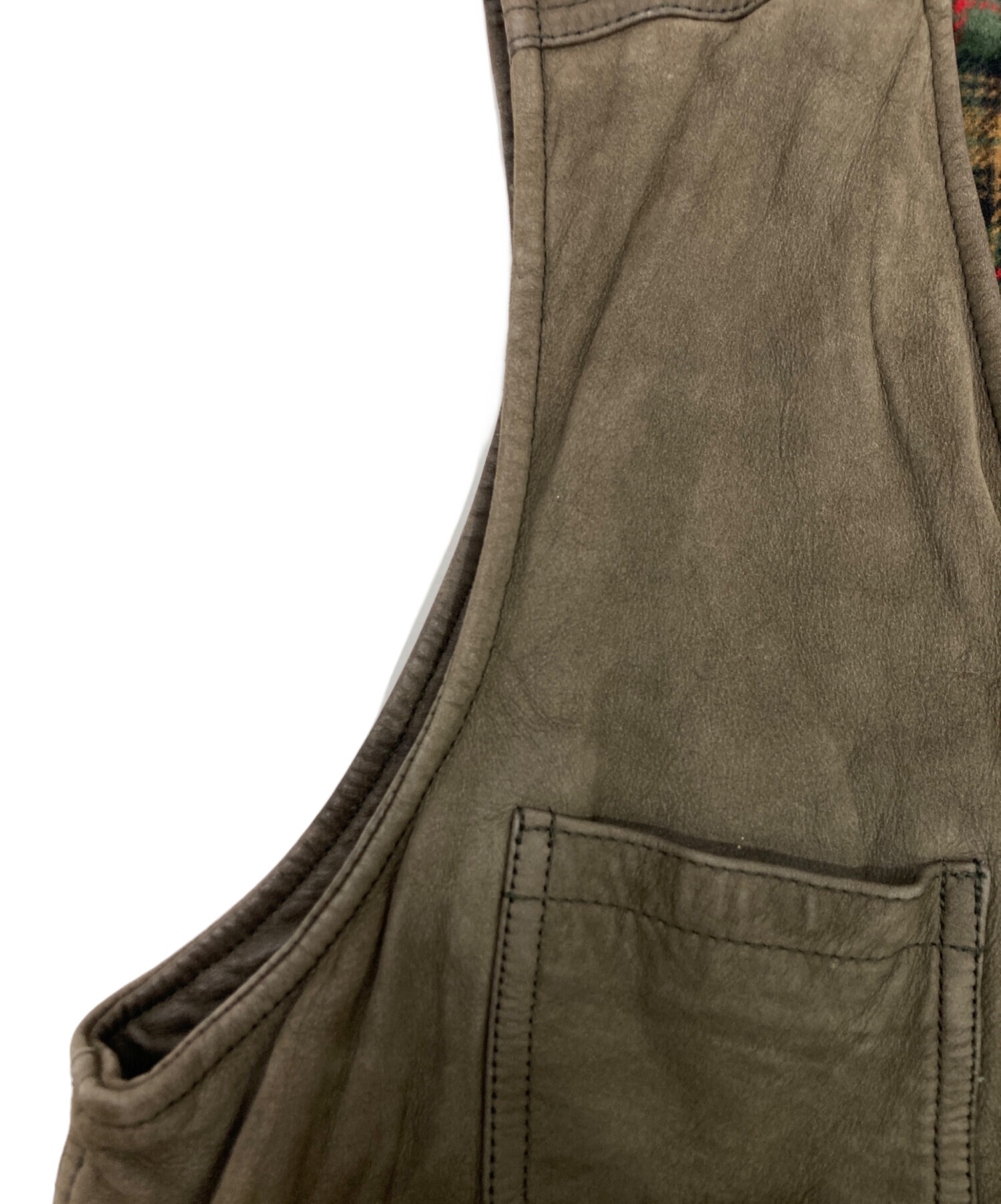 中古・古着通販】BANANA REPUBLIC (バナナリパブリック) レザーべスト