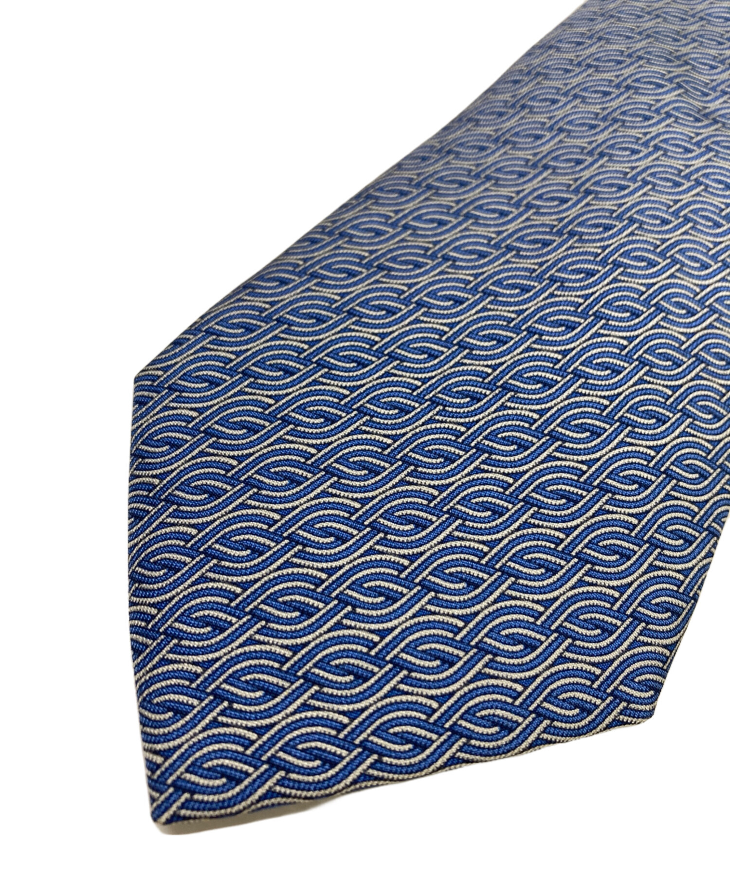 中古・古着通販】HERMES (エルメス) ネクタイ ブルー サイズ