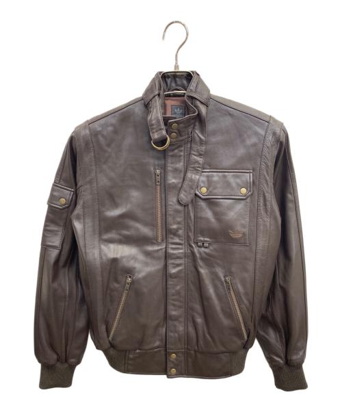 adidas ラム　レザー　ライダース　ジャケット Mサイズ　べスパコラボ 中古・古着通販】adidas (アディダス) ラムレザーシングルライダース