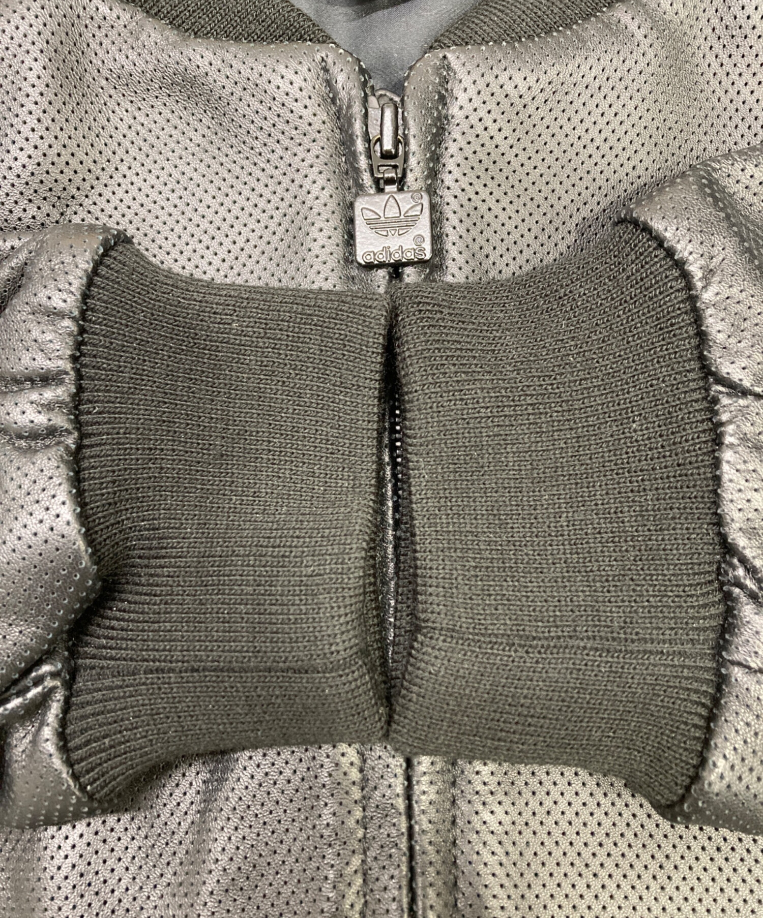 中古・古着通販】adidas (アディダス) パンチングレザージャケット