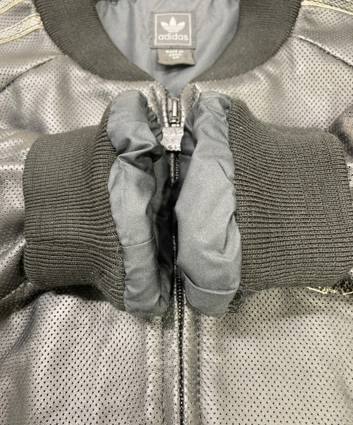 中古・古着通販】adidas (アディダス) パンチングレザージャケット