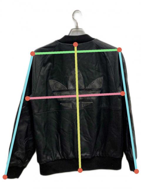 中古・古着通販】adidas (アディダス) パンチングレザージャケット