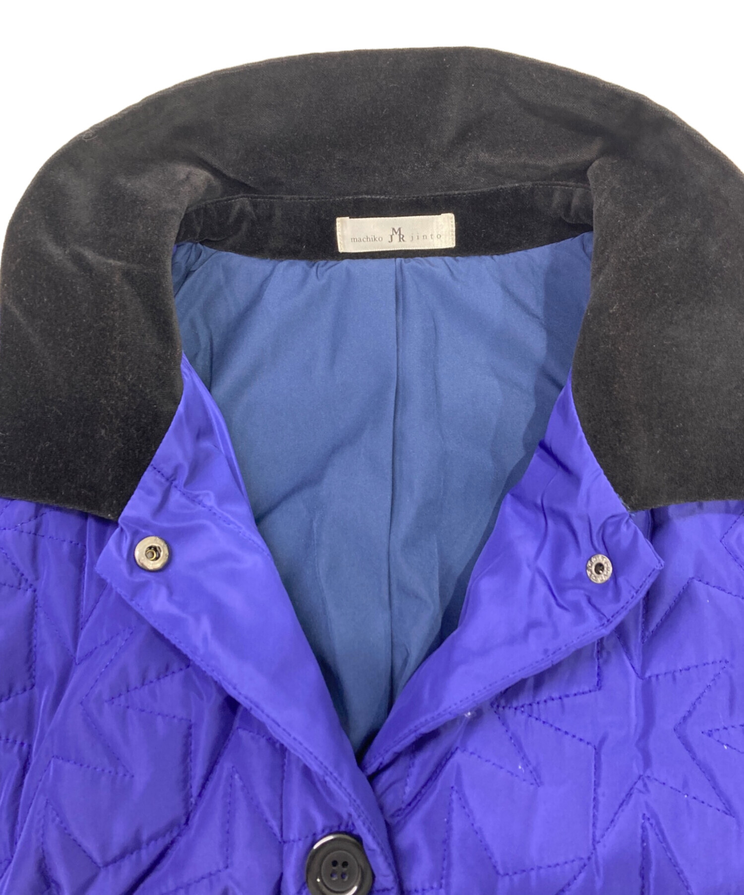 中古・古着通販】machiko jinto (マチコ ジント) 中綿コート パープル