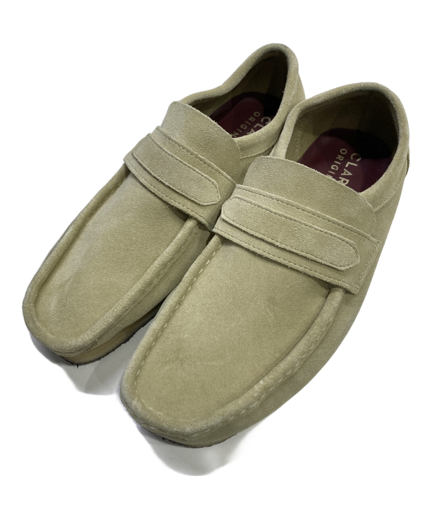 中古・古着通販】CLARKS (クラークス) ローファー ベージュ サイズ:25 