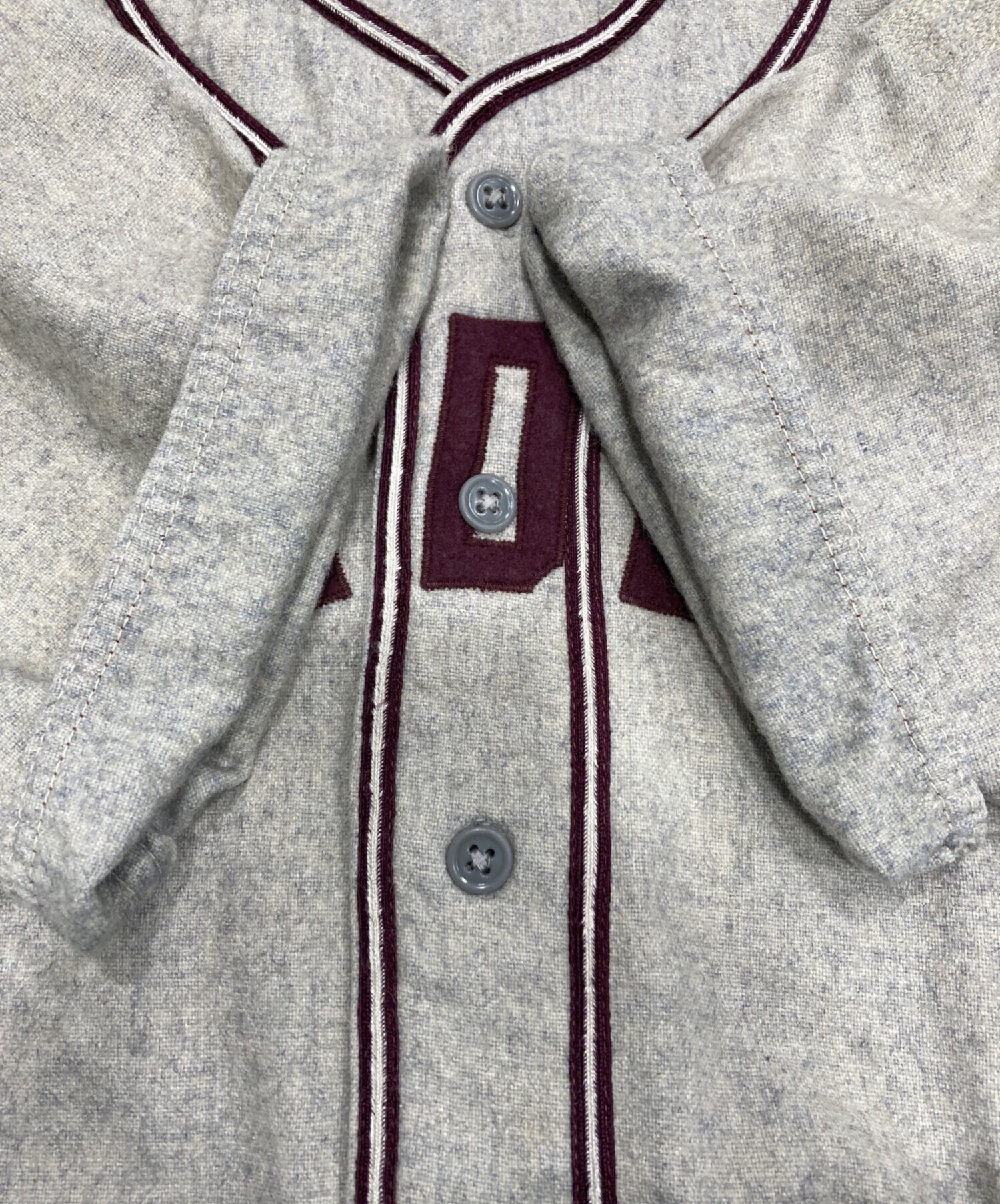 中古・古着通販】Rawlings (ローリングス) ベースボールシャツ グレー